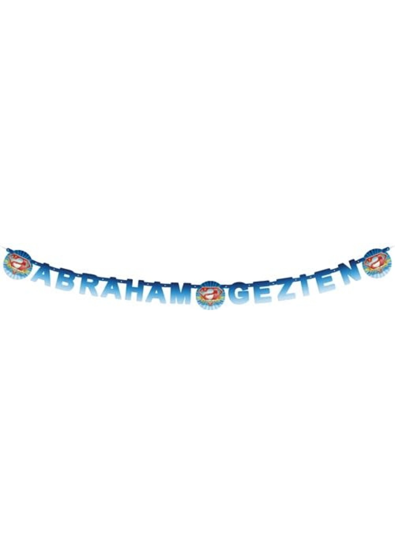 Feestkleding Breda Abraham letterslinger Superman