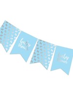 Feestkleding Breda Vlaggenlijn baby shower blauw