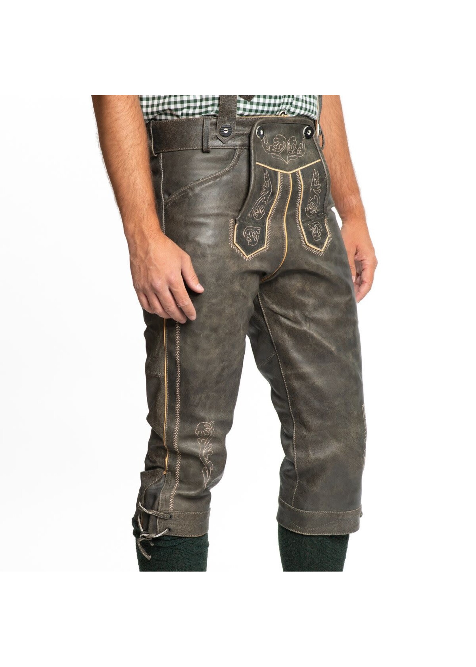 Feestkleding Breda Lederhose Retro Lang