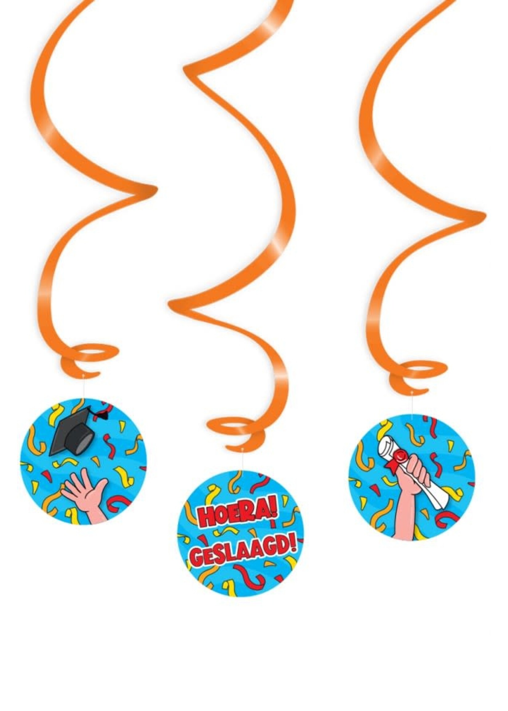 Feestkleding Breda Swirl decoration geslaagd cartoon