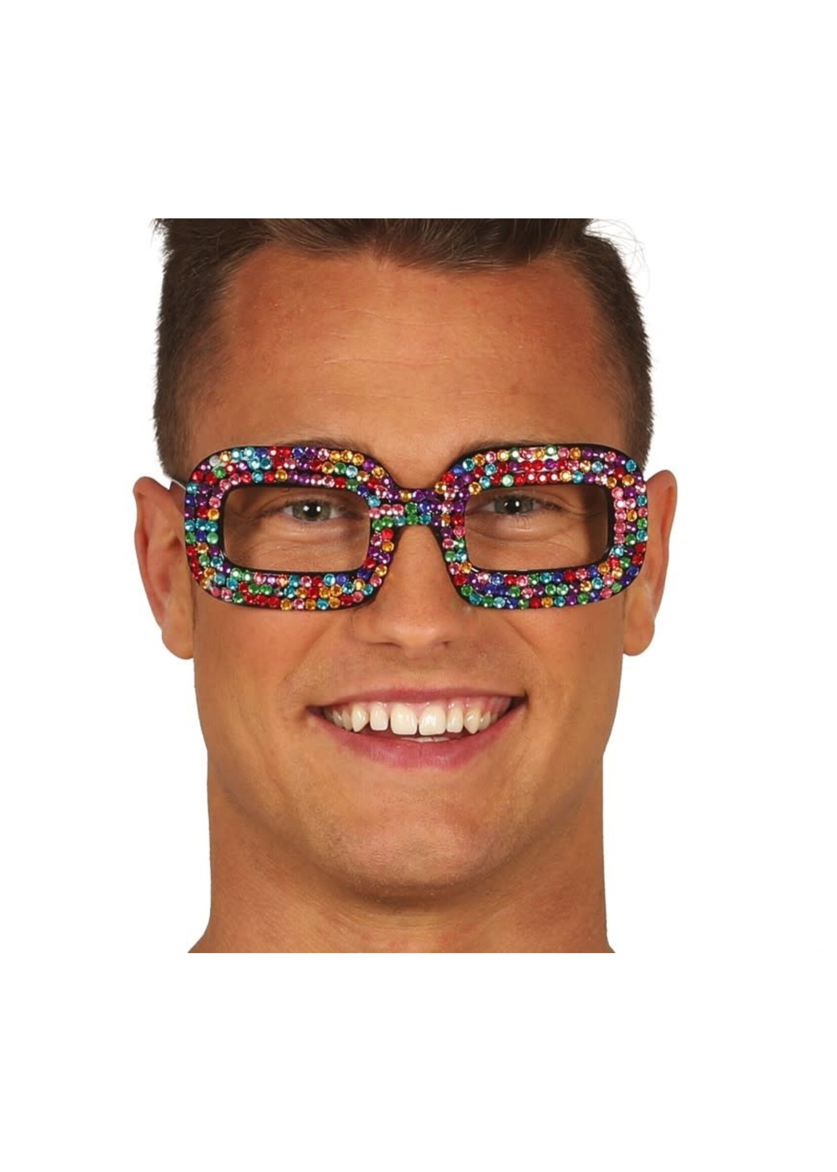 Feestkleding Breda Bril in multi kleuren