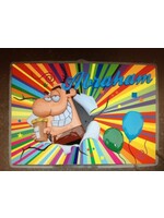 Haza-Witbaard Wanddeco Abraham 60x40cm