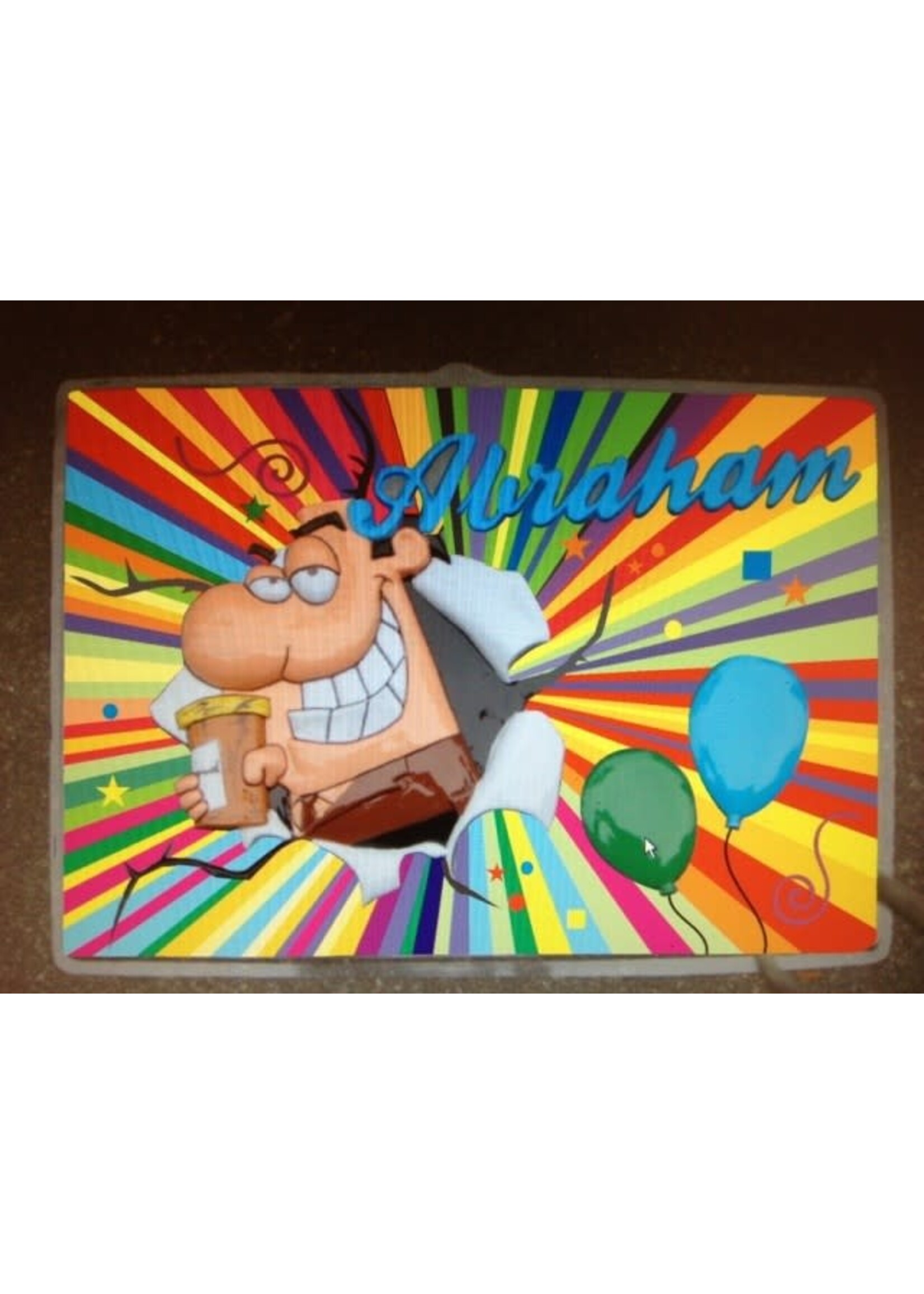 Haza-Witbaard Wanddeco Abraham 60x40cm