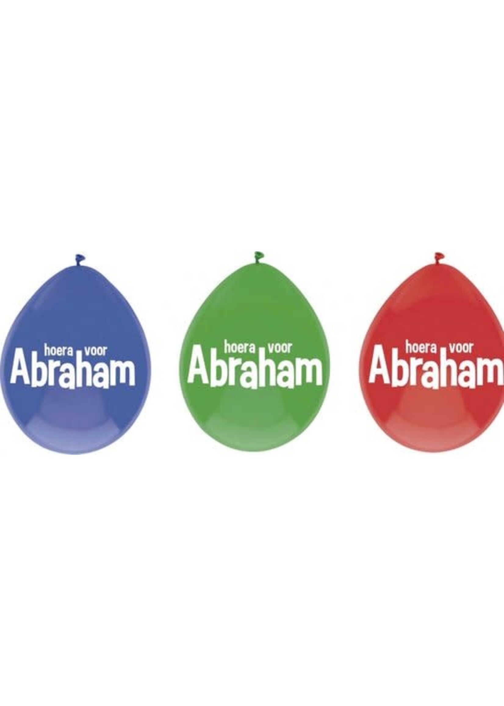 Feestkleding Breda Abraham Ballonnen met tekst