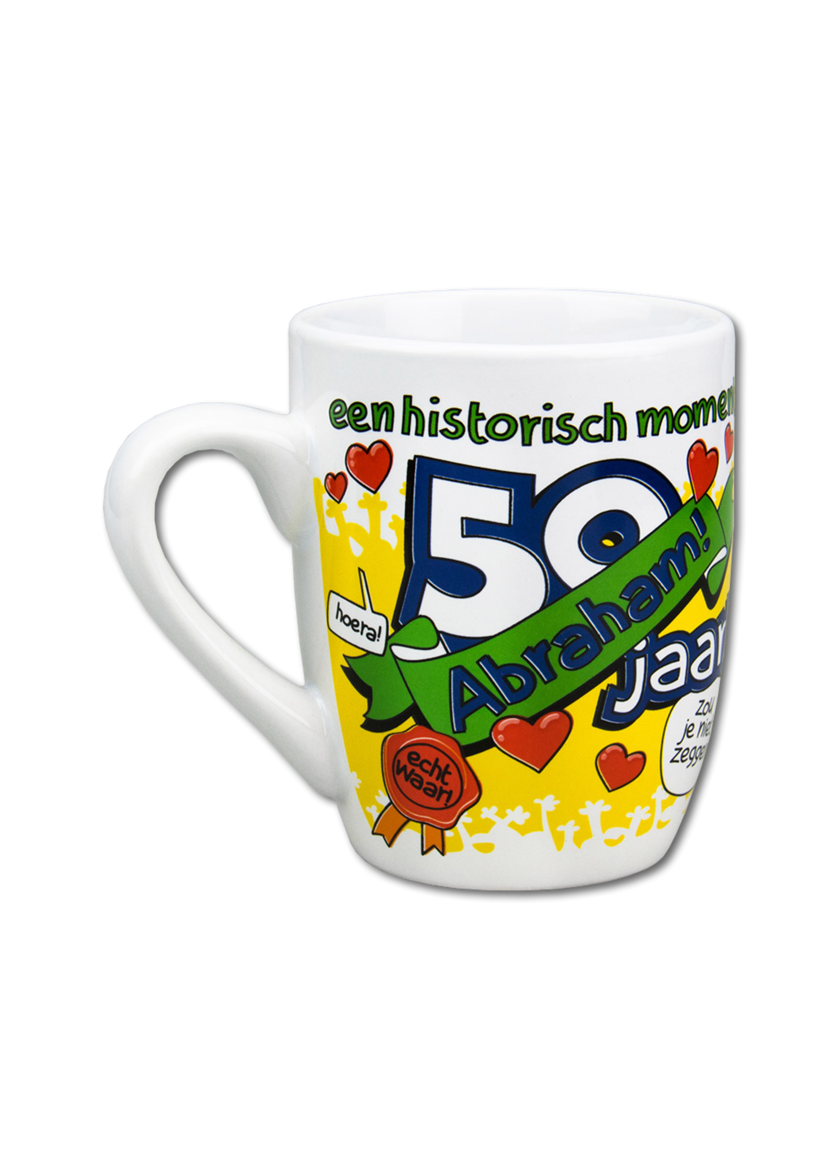 Feestkleding Breda Mok cartoon Abraham 50 jaar