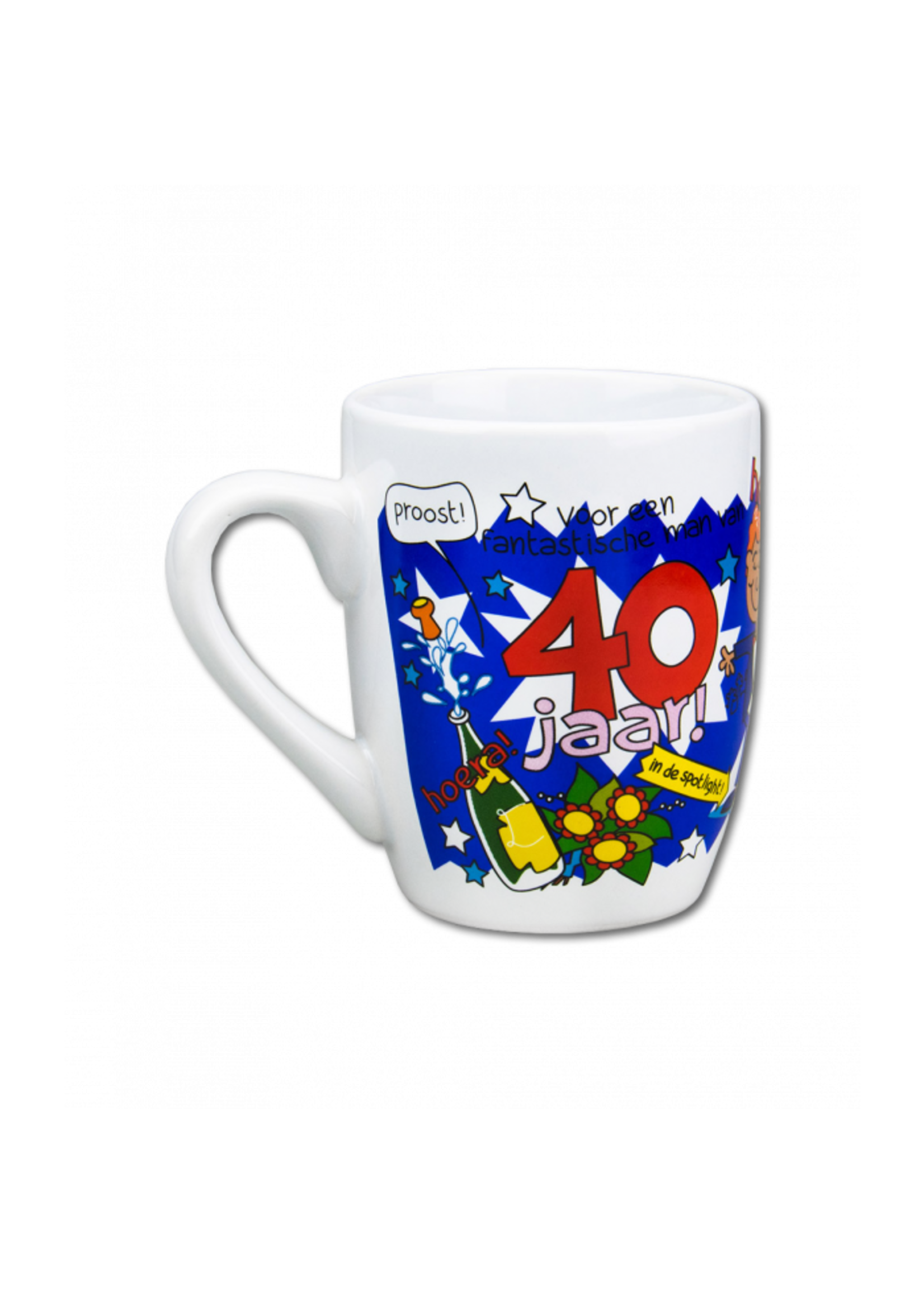 Feestkleding Breda Mok cartoon 40 jaar man