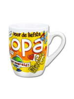 Feestkleding Breda Mok Opa cartoon