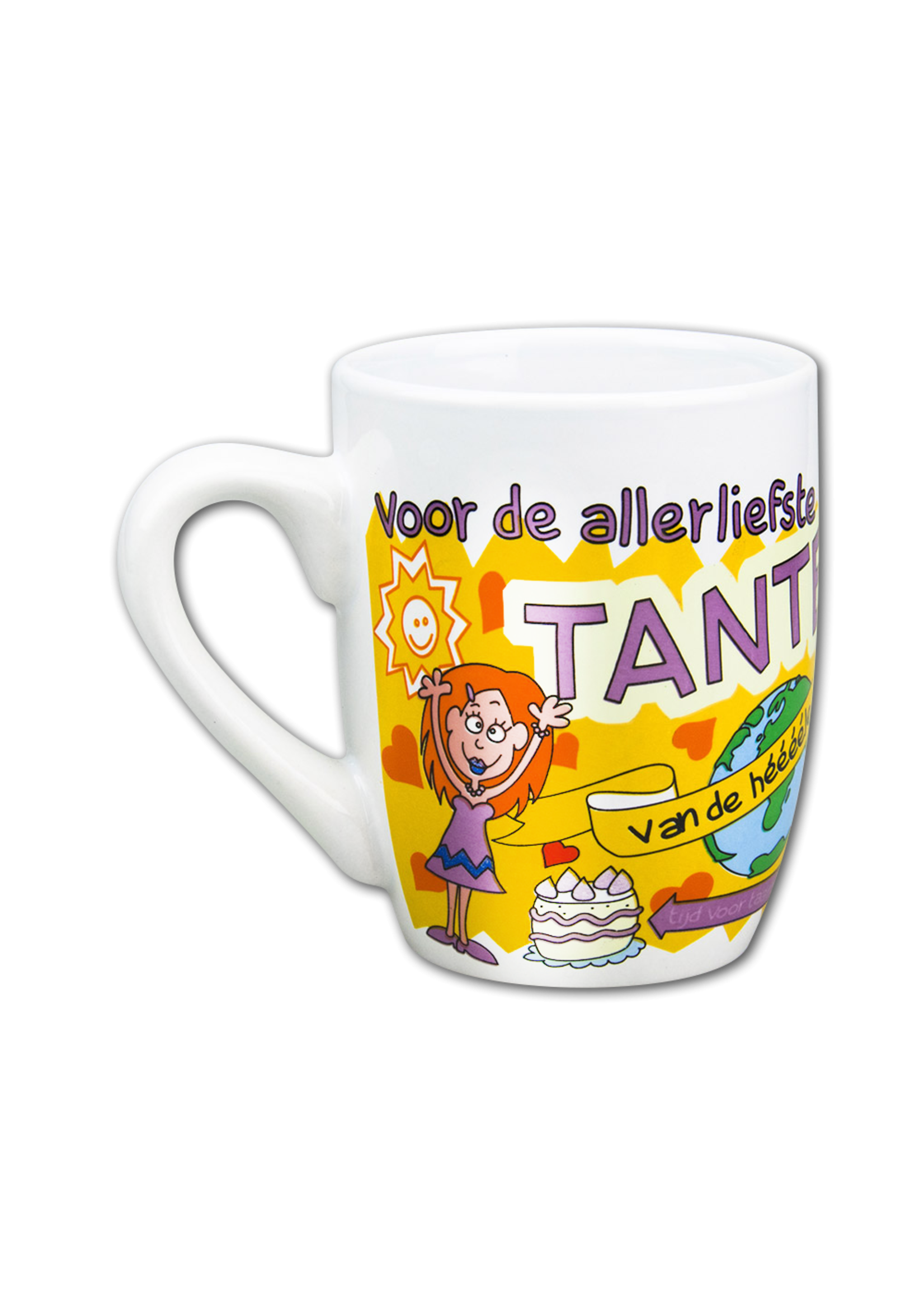 Feestkleding Breda Mok tante cartoon