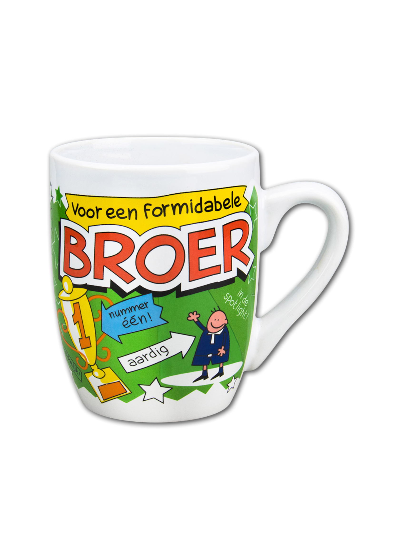 Feestkleding Breda Mok Broer cartoon