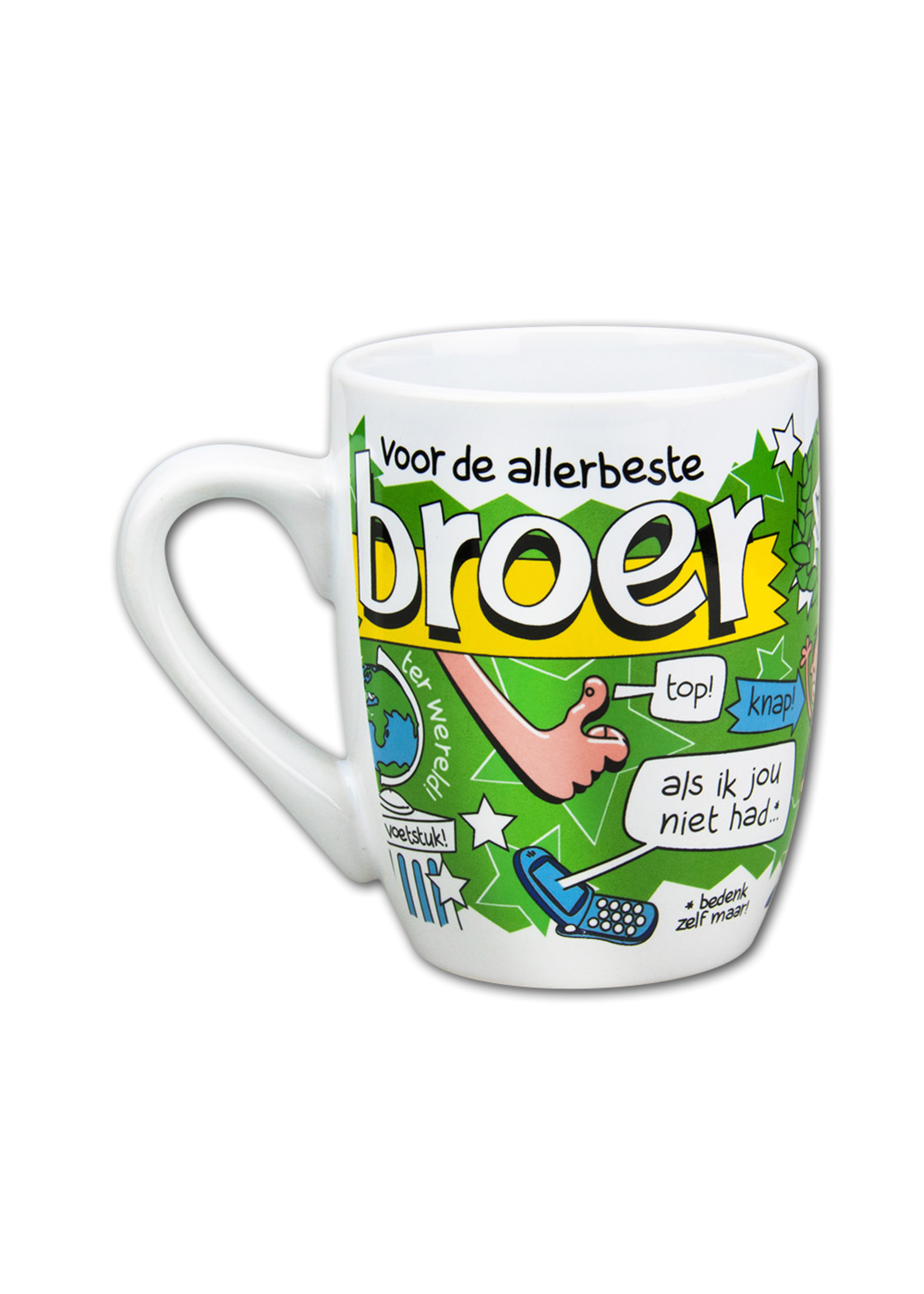 Feestkleding Breda Mok Broer cartoon