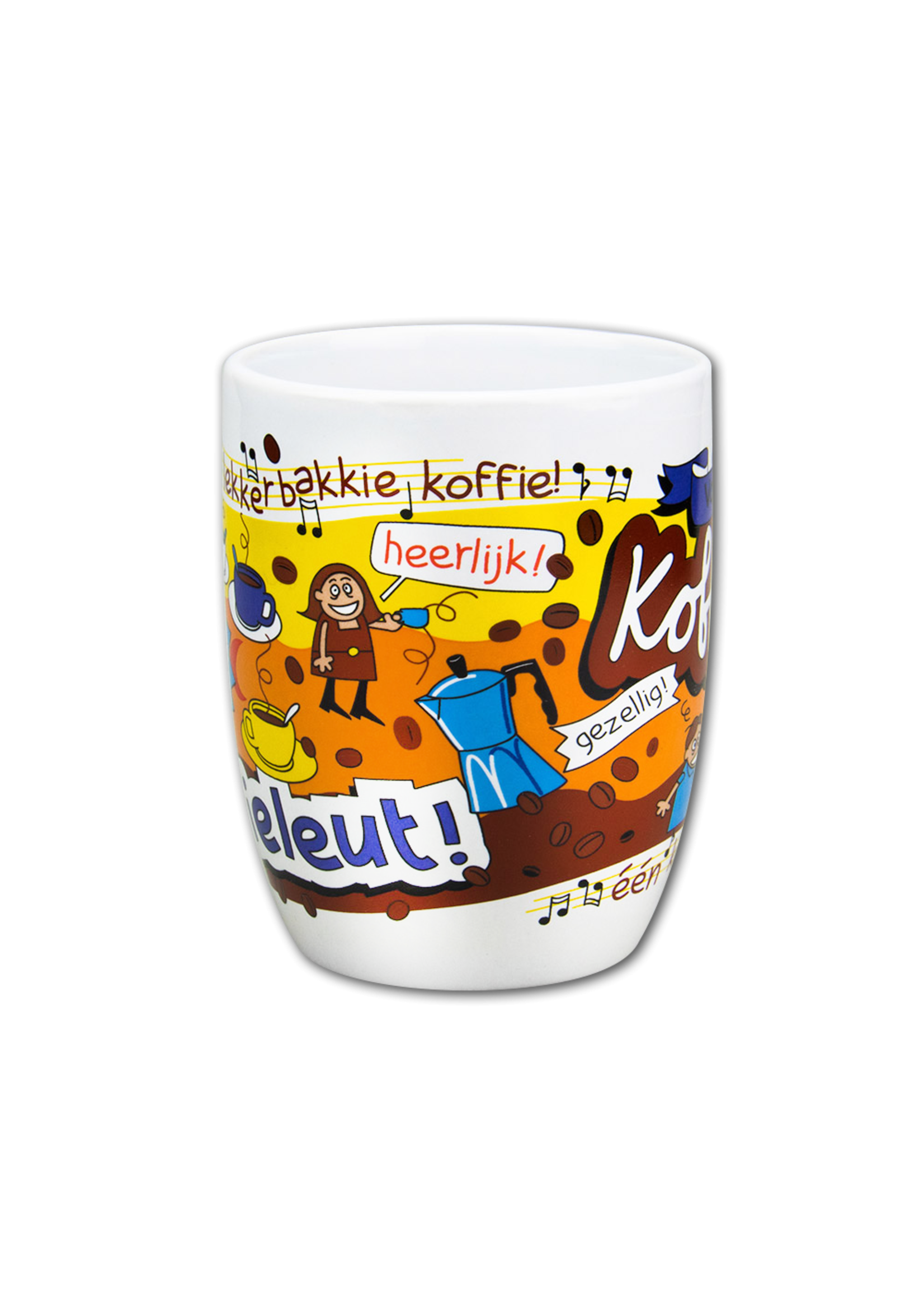 Feestkleding Breda Mok cartoon koffileut