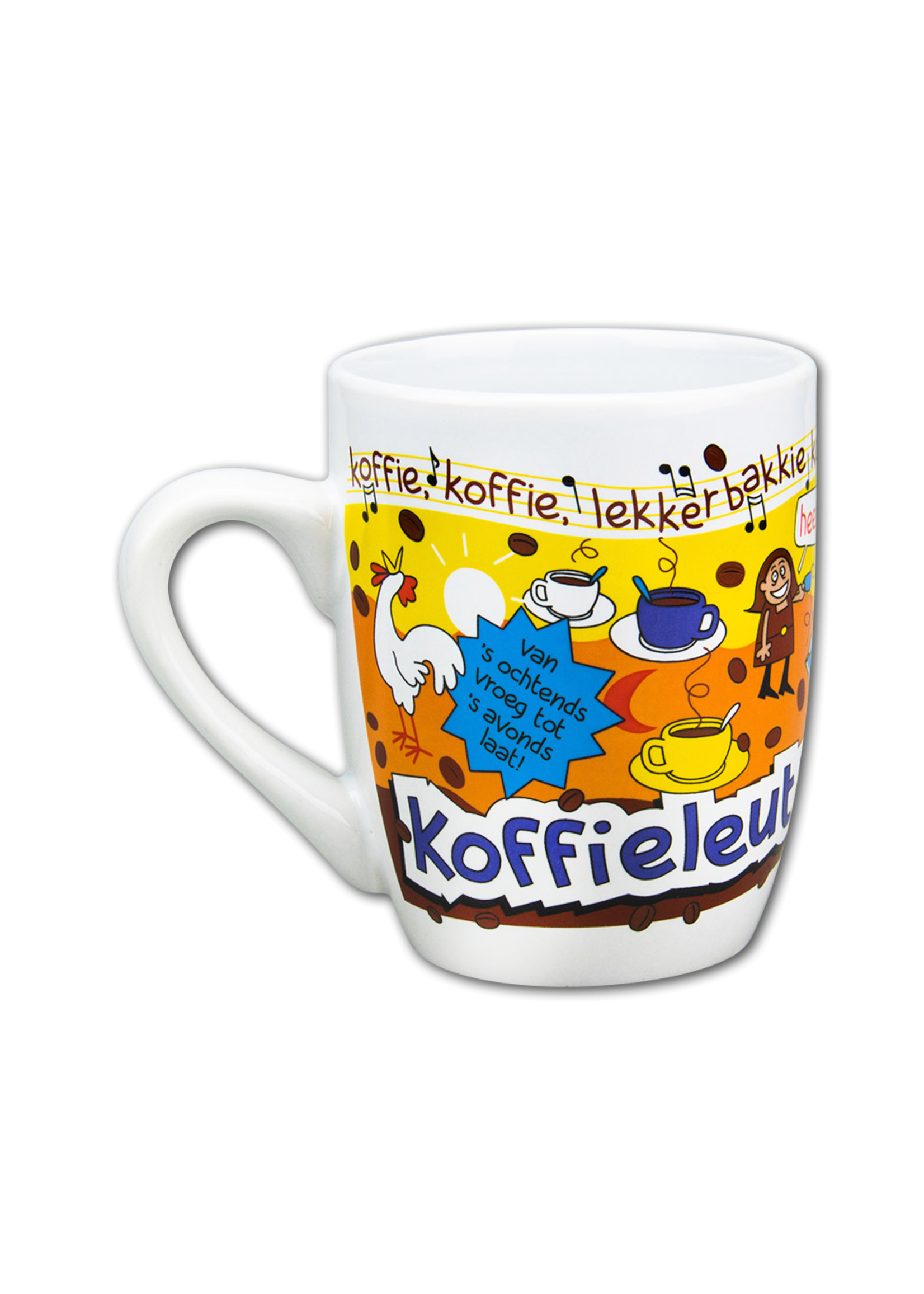 Feestkleding Breda Mok cartoon koffileut