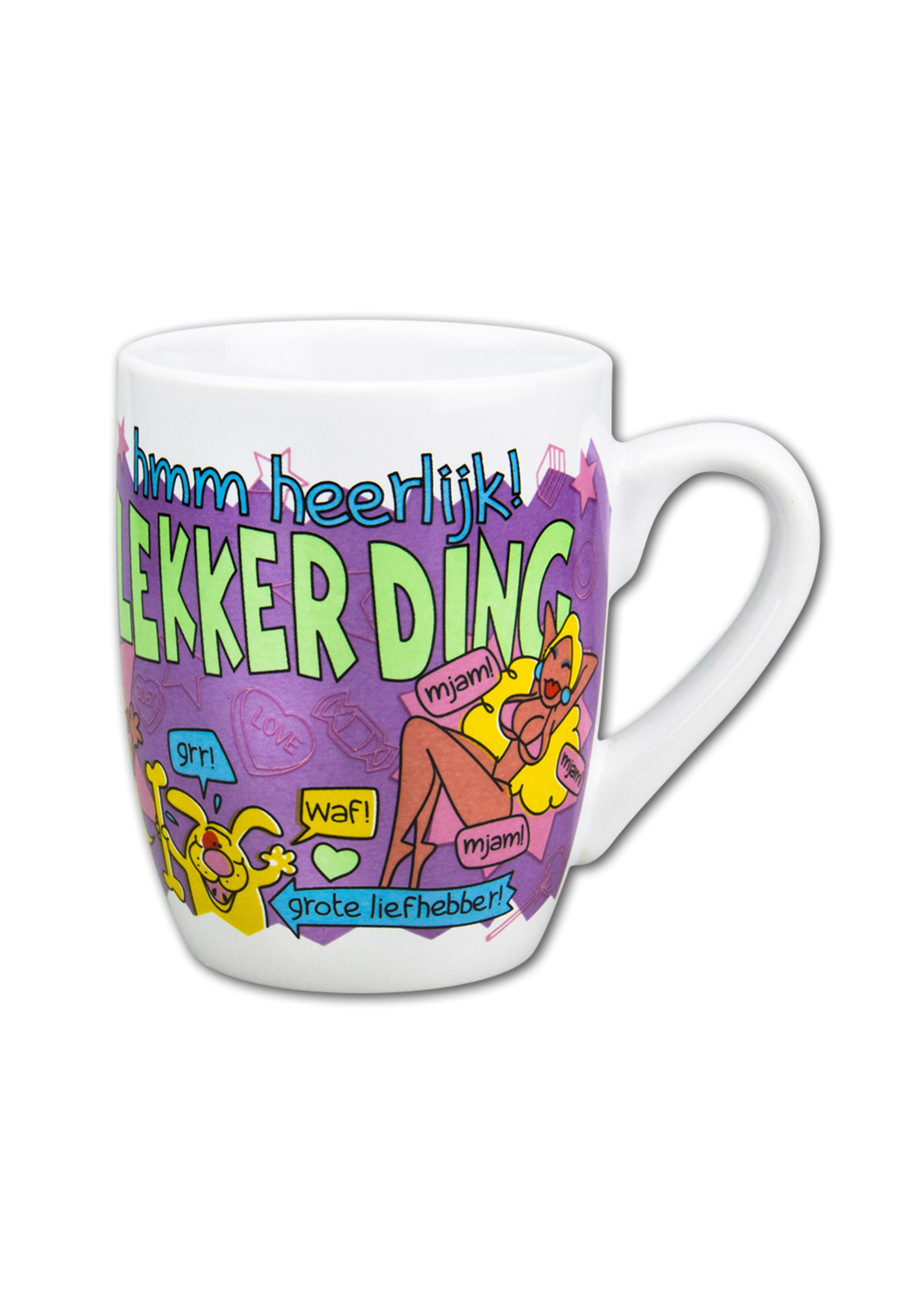 Feestkleding Breda Mok cartoon lekker ding