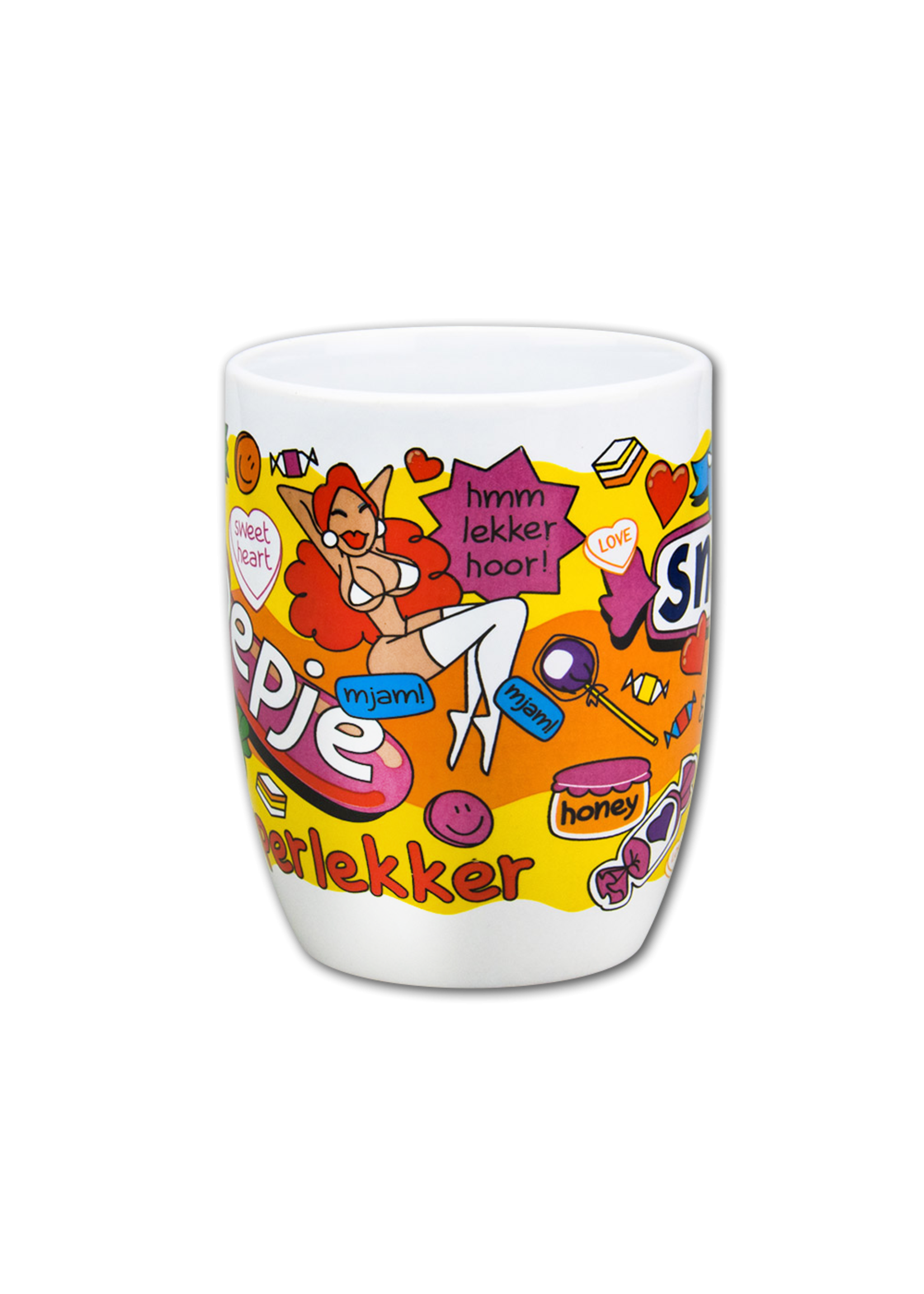 Feestkleding Breda Mok cartoon M`n Snoepie