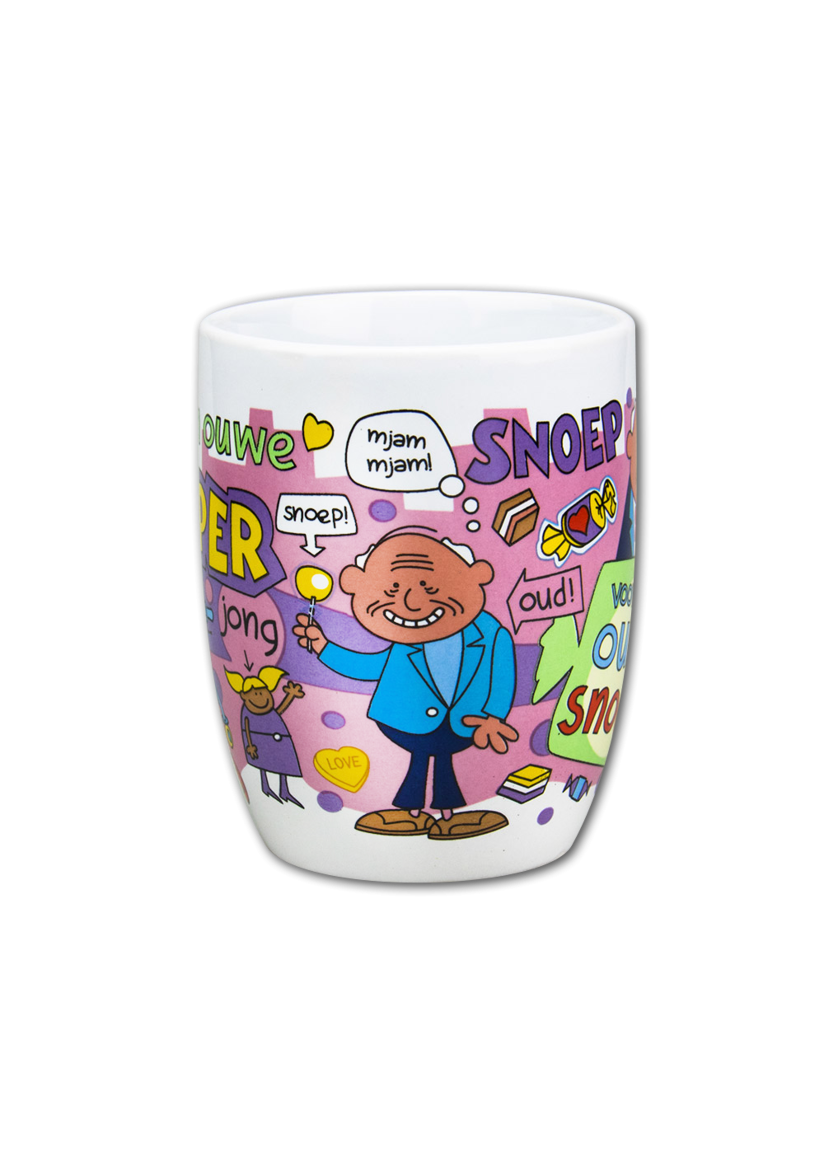 Feestkleding Breda Mok cartoon ouwe snoeperd