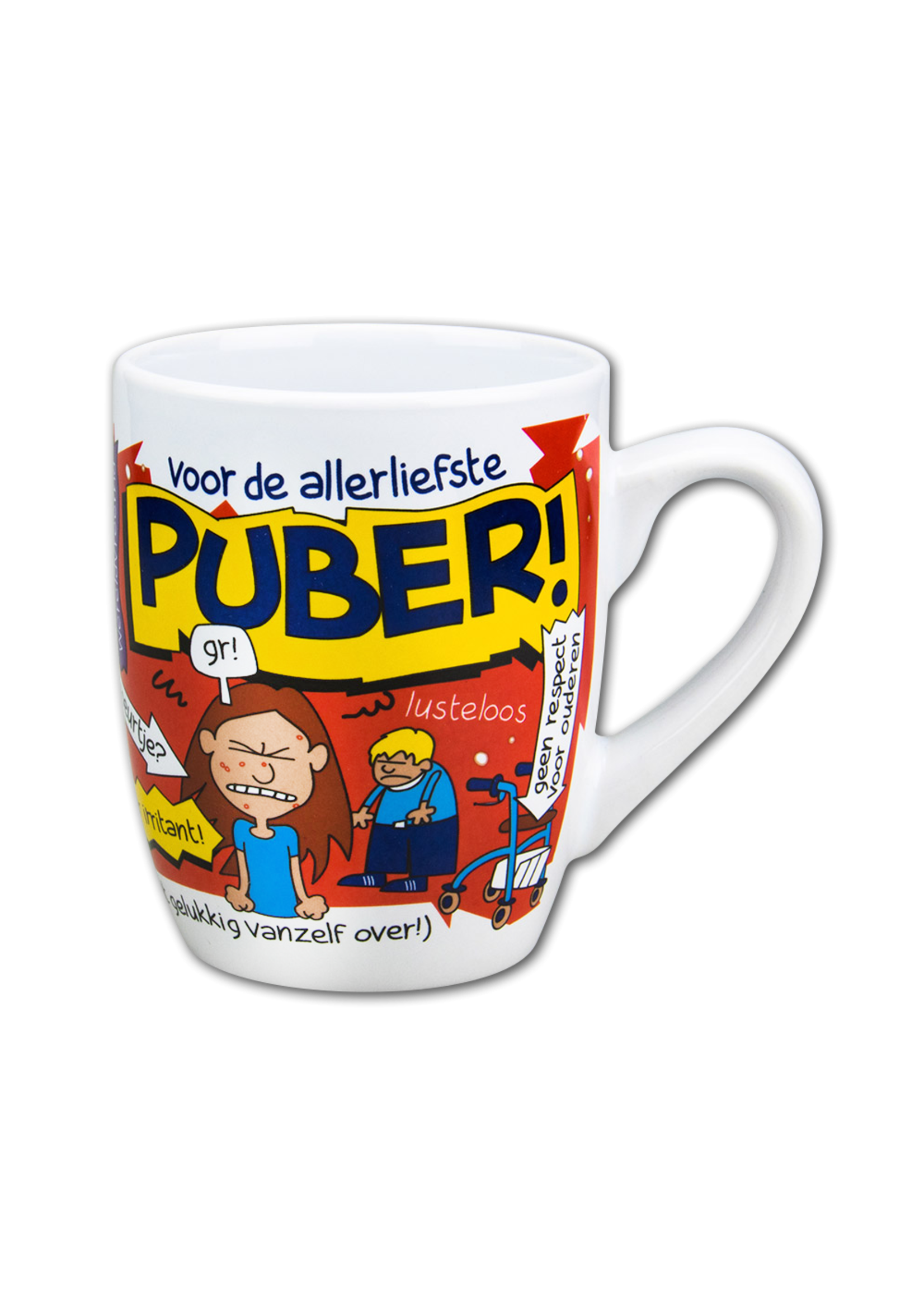 Feestkleding Breda Mok cartoon puber