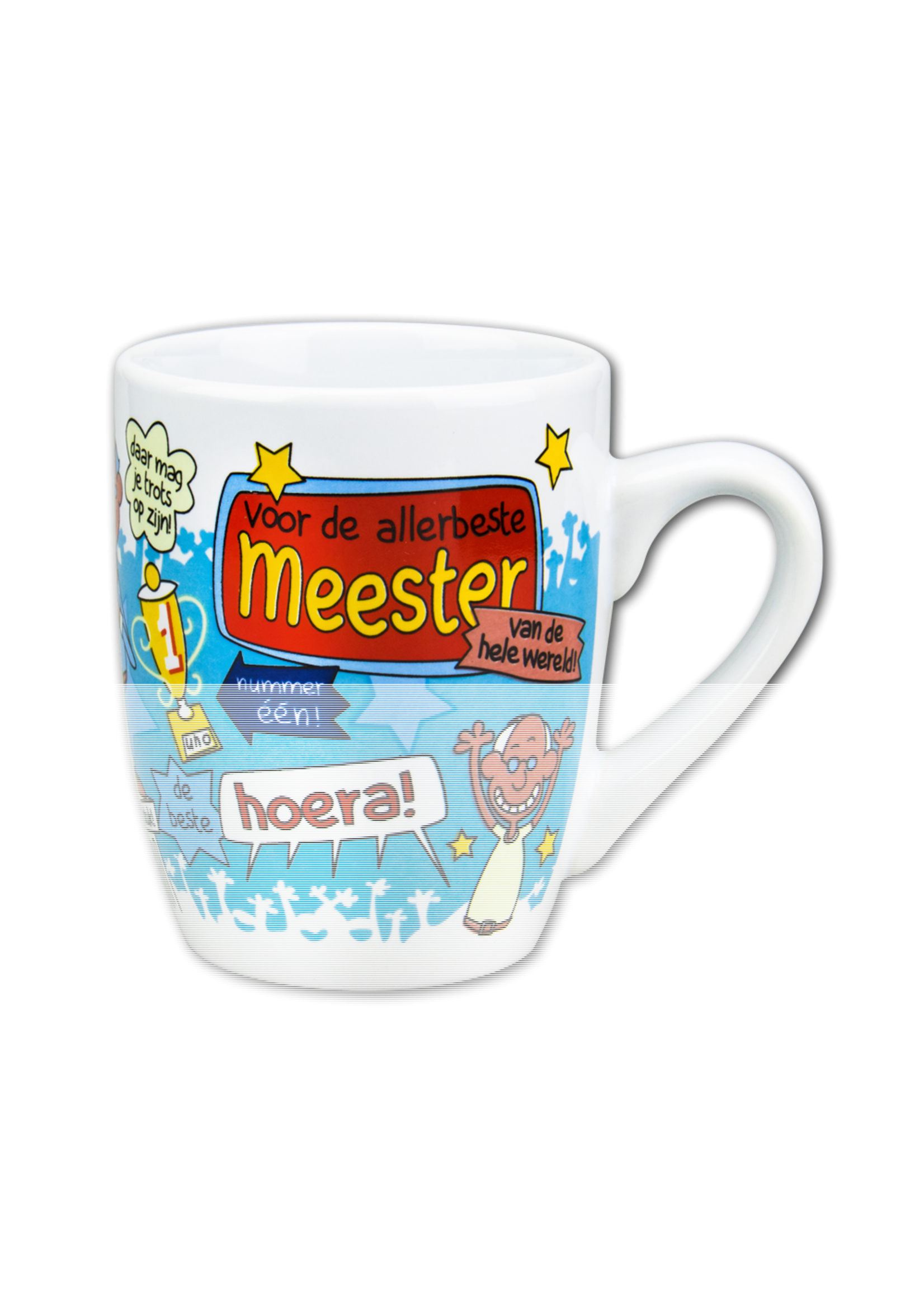 Feestkleding Breda Mok cartoon meester