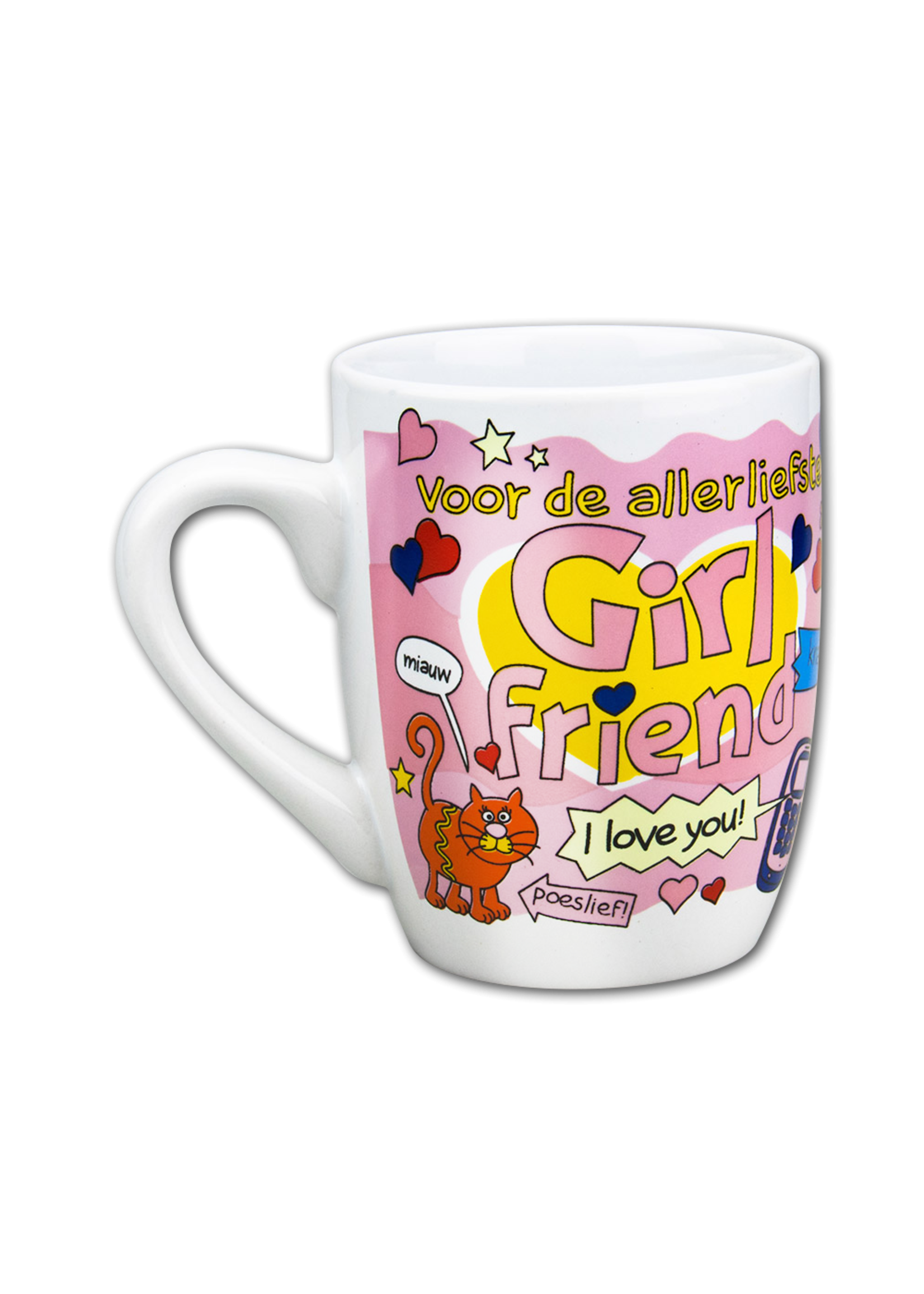 Feestkleding Breda Mok cartoon Girlfriend