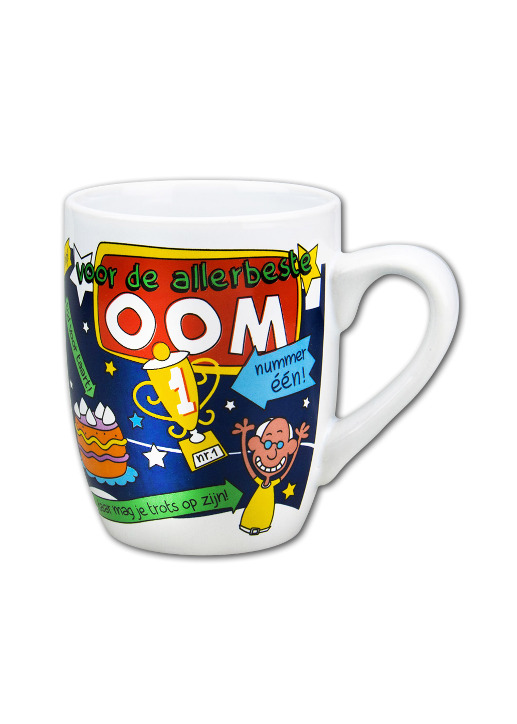 Feestkleding Breda Mok cartoon Oom