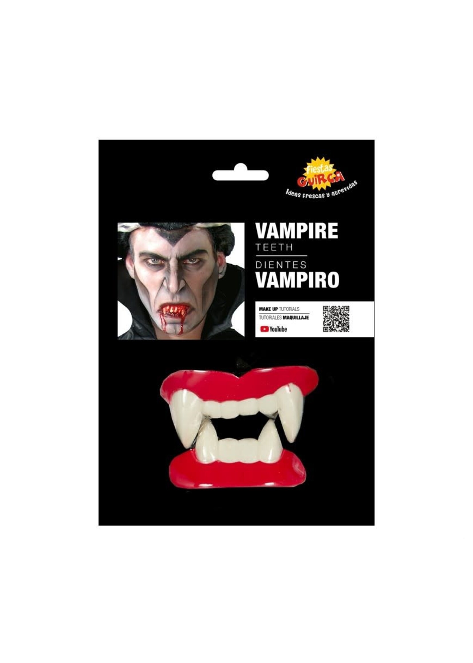Feestkleding Breda Vampier gebit grote scherpe tanden