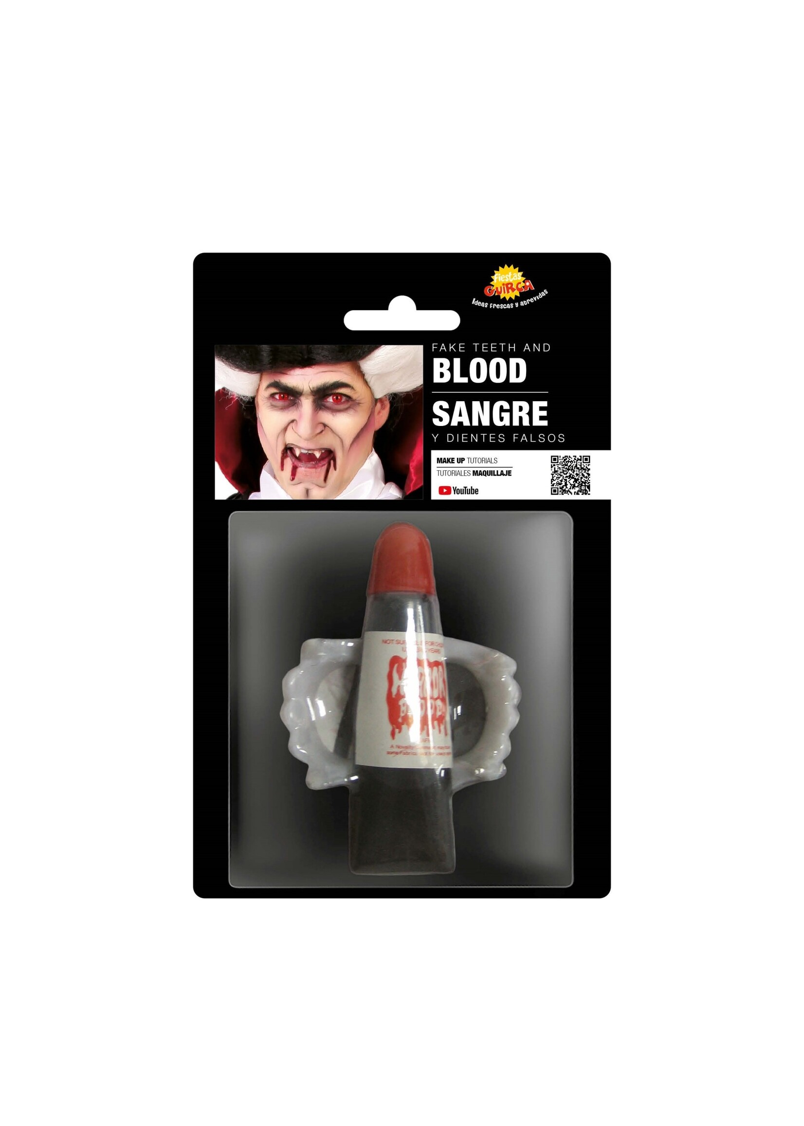 Feestkleding Breda Vampier gebit en bloed