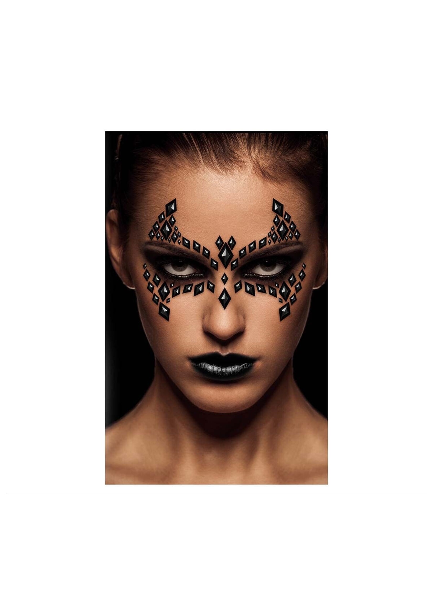 Feestkleding Breda Gezicht sticker vleermuis