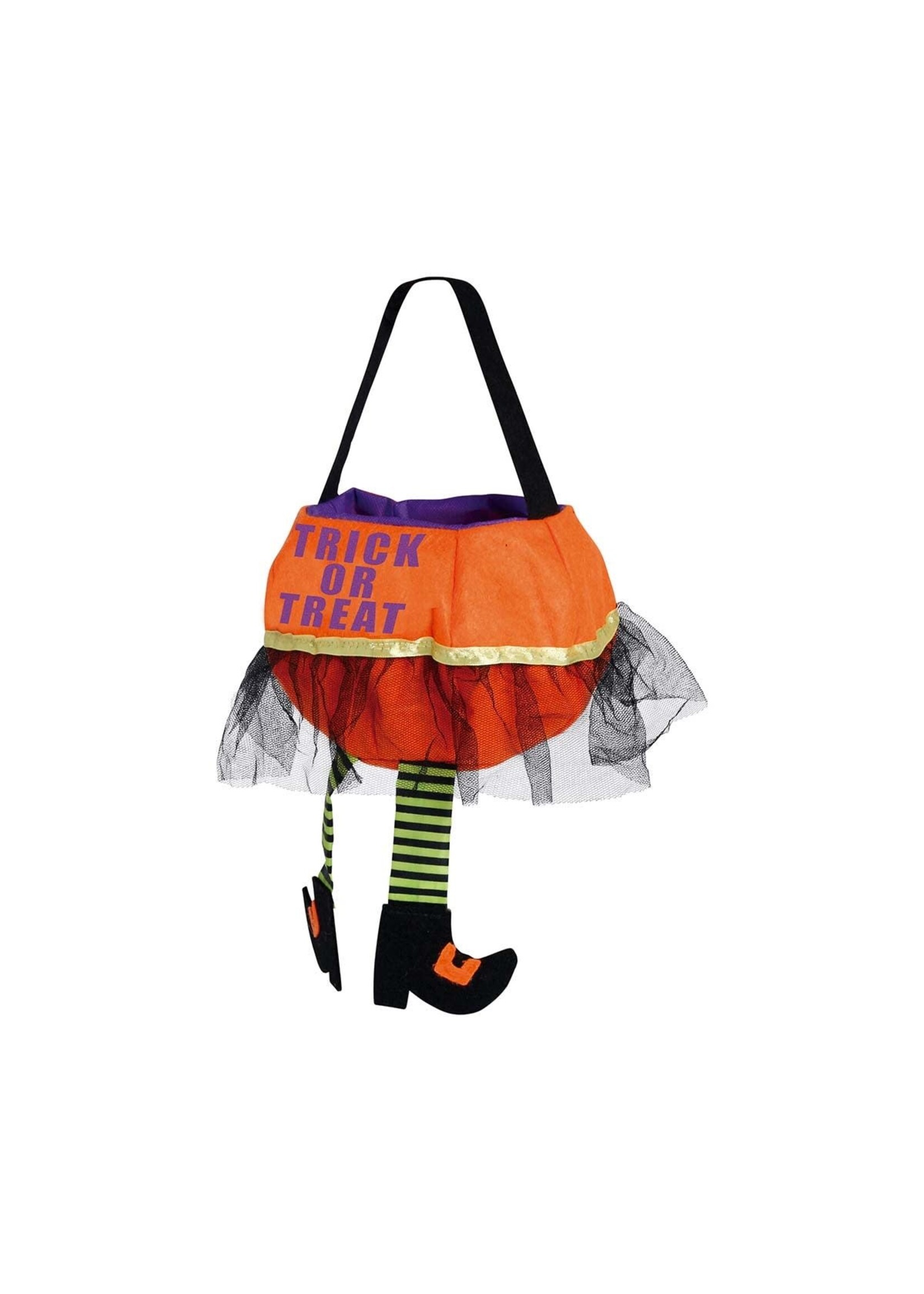 Feestkleding Breda Trick or Treat mandje 20 cm