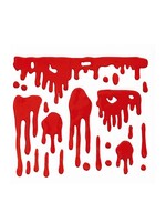 Fiestas Guirca Bloed gel decoratie 20x20 cm