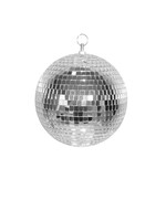 Feestkleding Breda Discobal zilver 30cm