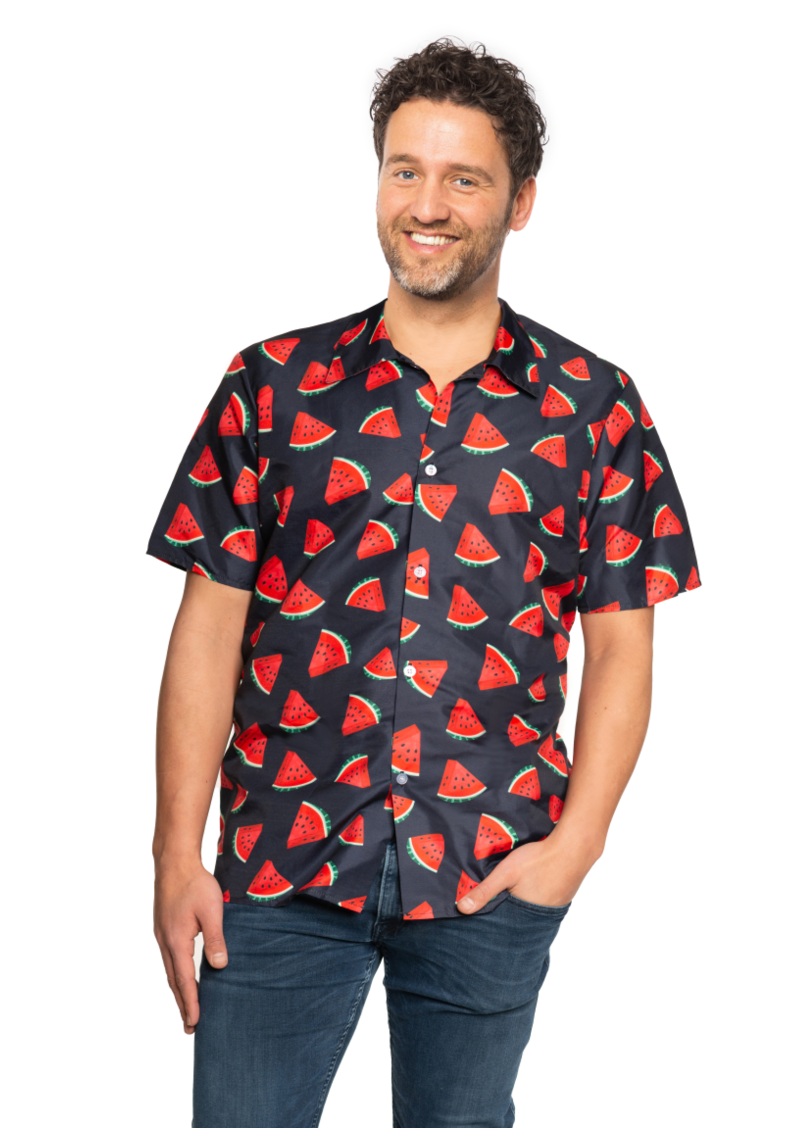 Feestkleding Breda Hawaii shirt Melon