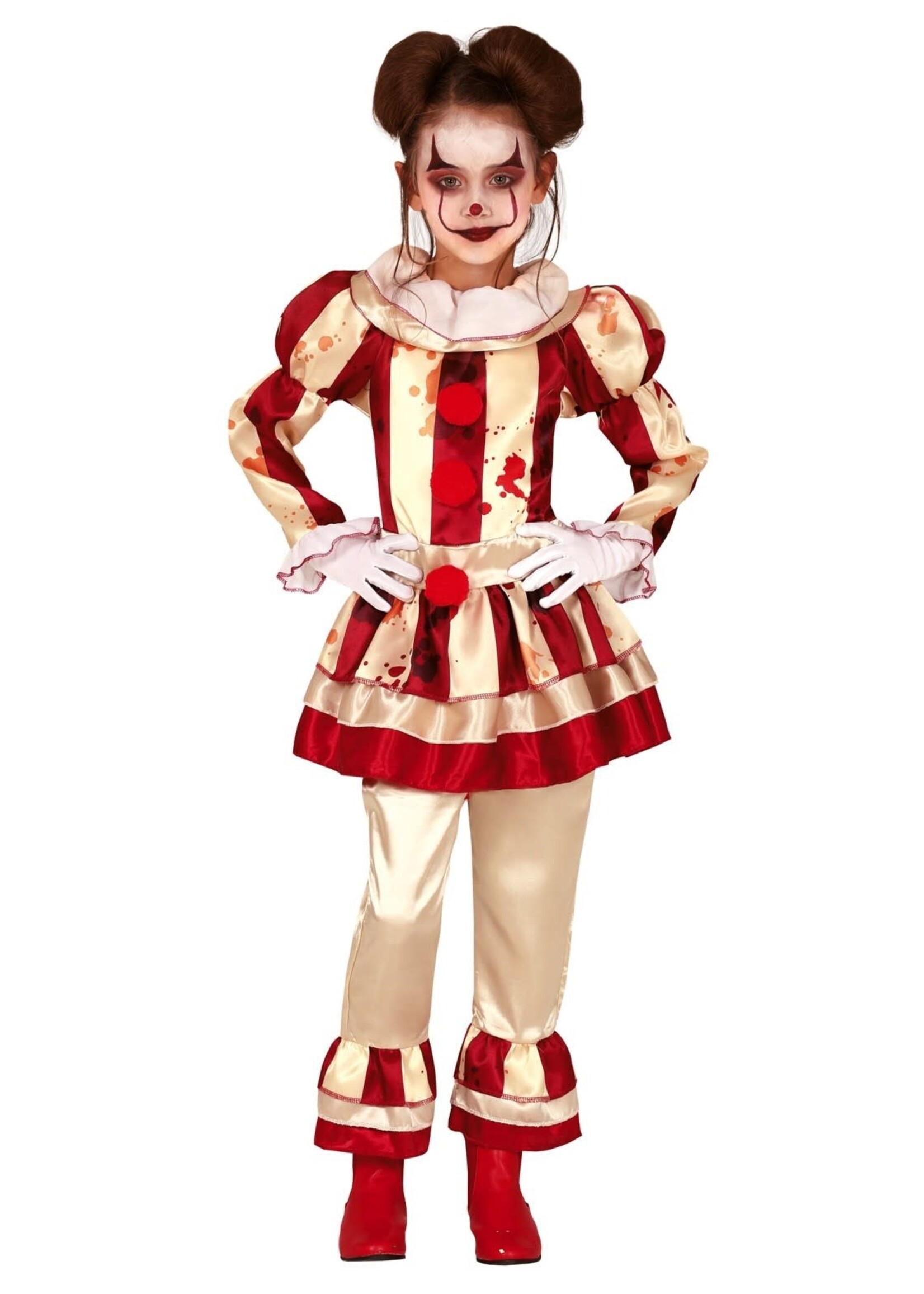 Feestkleding Breda Kinderkostuum gestreepte clown Halloween