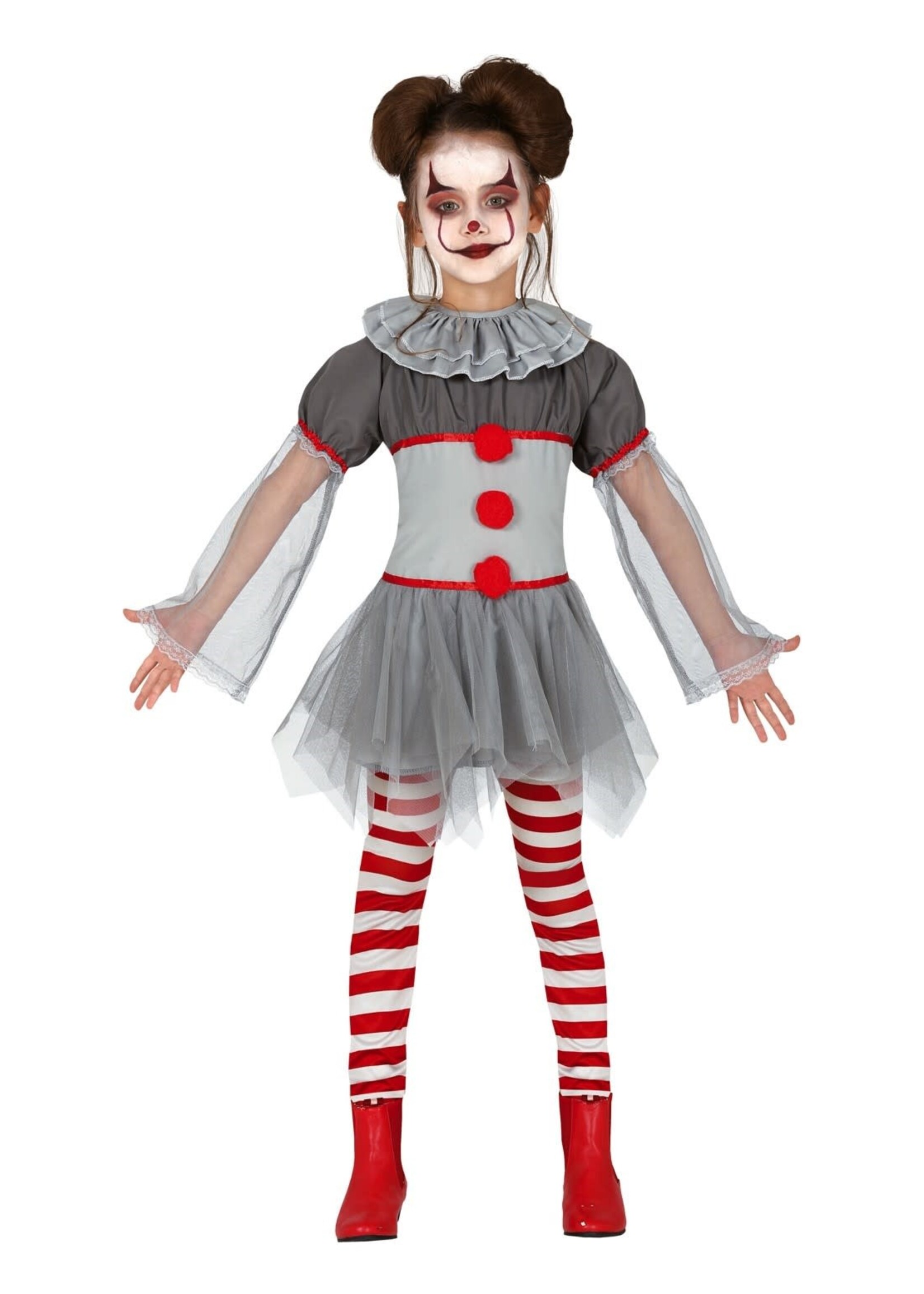 Feestkleding Breda Kinderkostuum Slechte Clown meisje