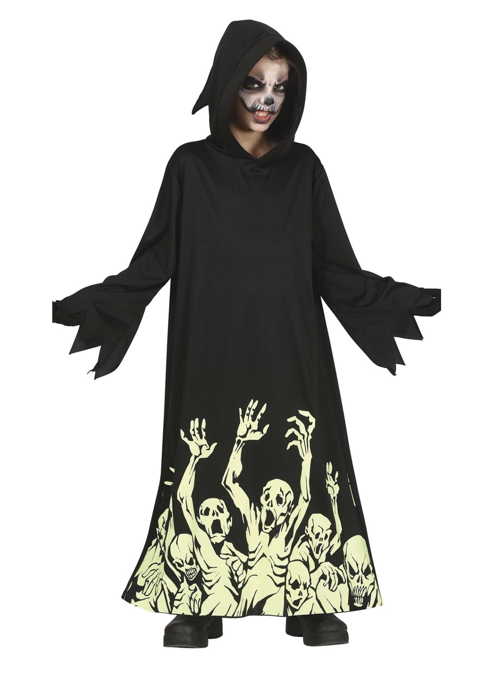 Feestkleding Breda Tuniek Halloween Glow in the Dark