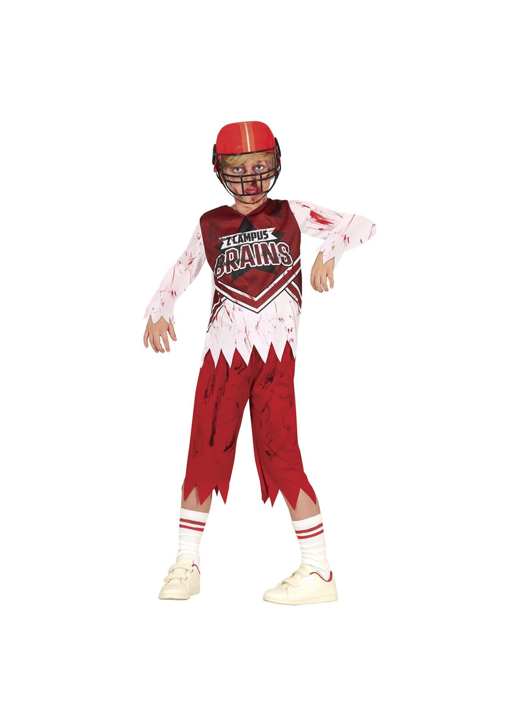 Feestkleding Breda Zombie Quarterback Kind