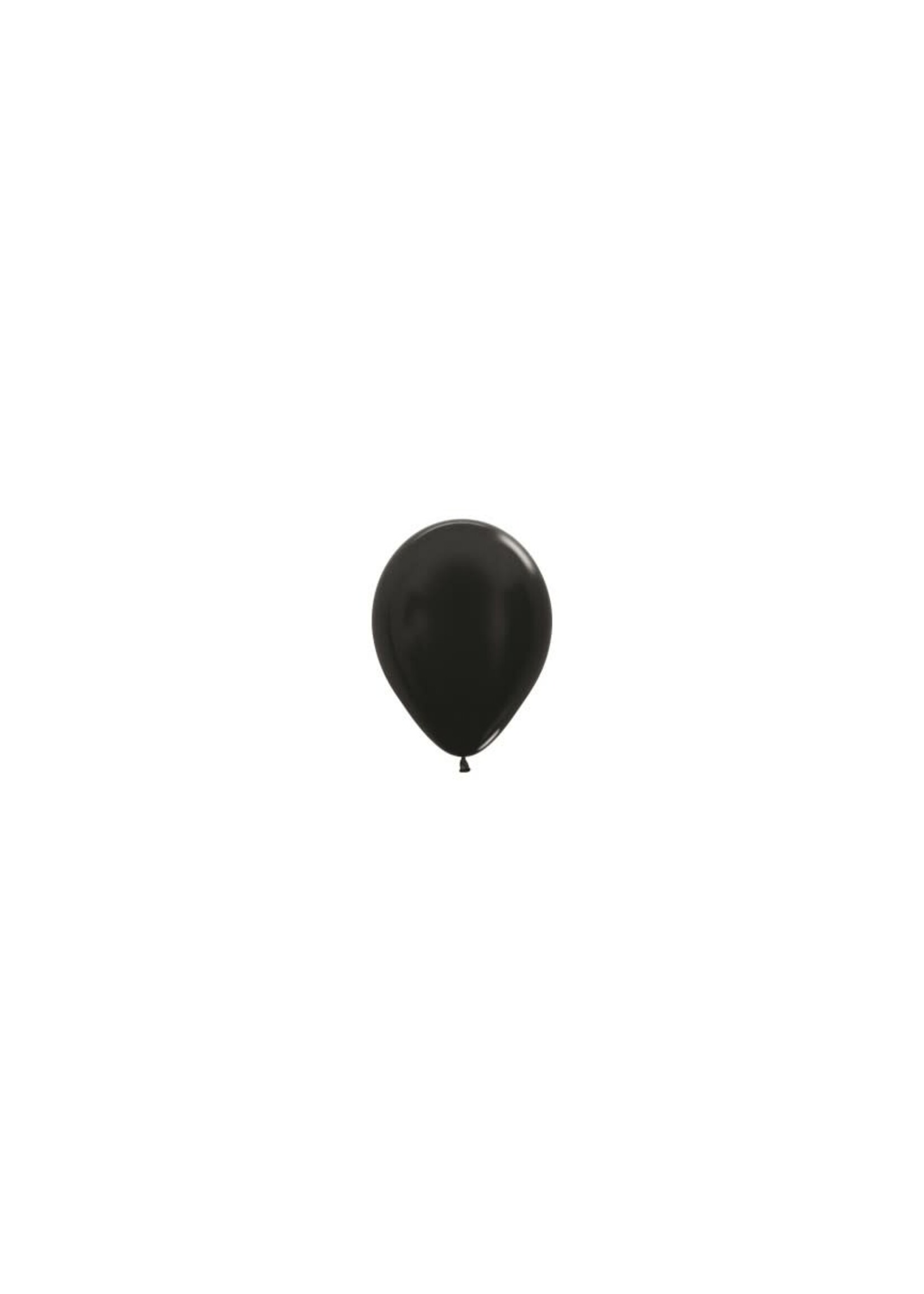 Sempertex Ballonnen Metallic Black 580 - 50 stuks / 5 inch
