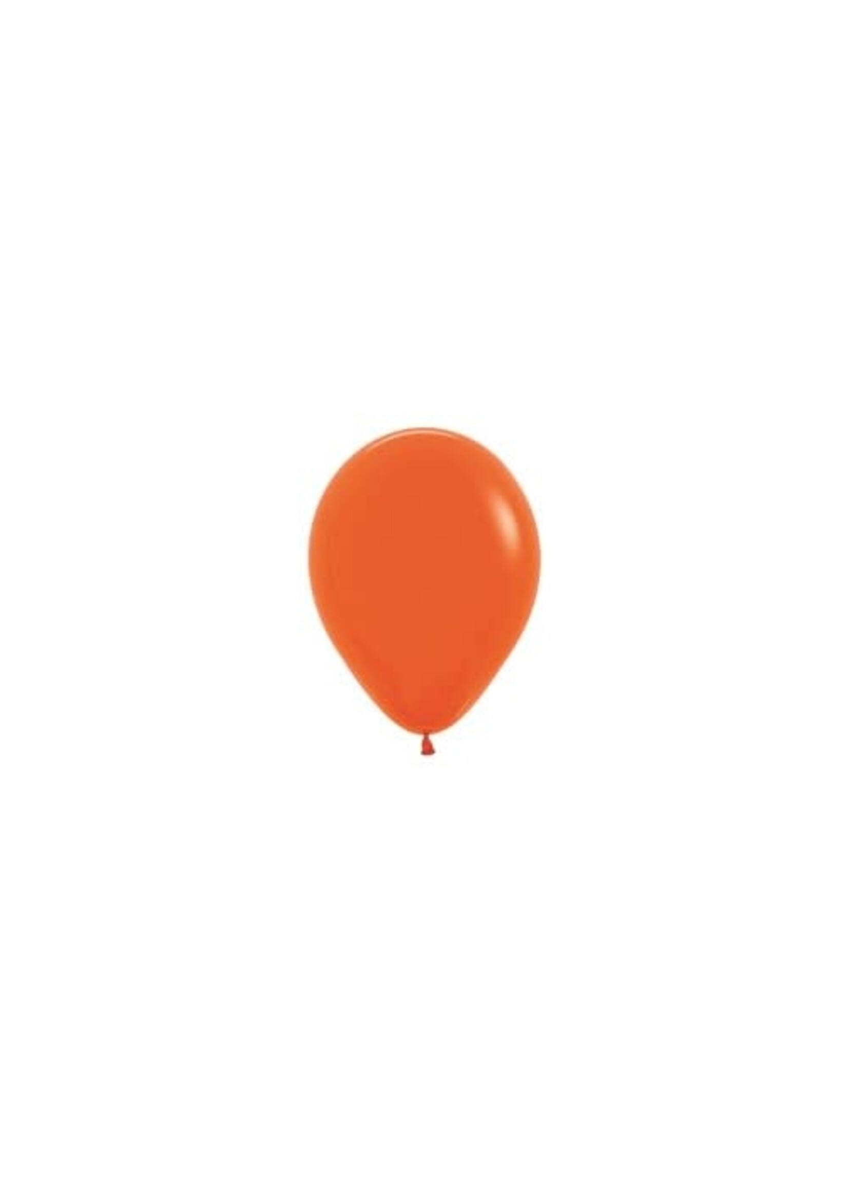 Feestkleding Breda Ballonnen 5 inch Oranje zakje van 50 stuks