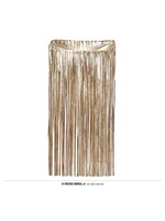 Feestkleding Breda Deurgordijn goud mat metallic 1 x 2 meter