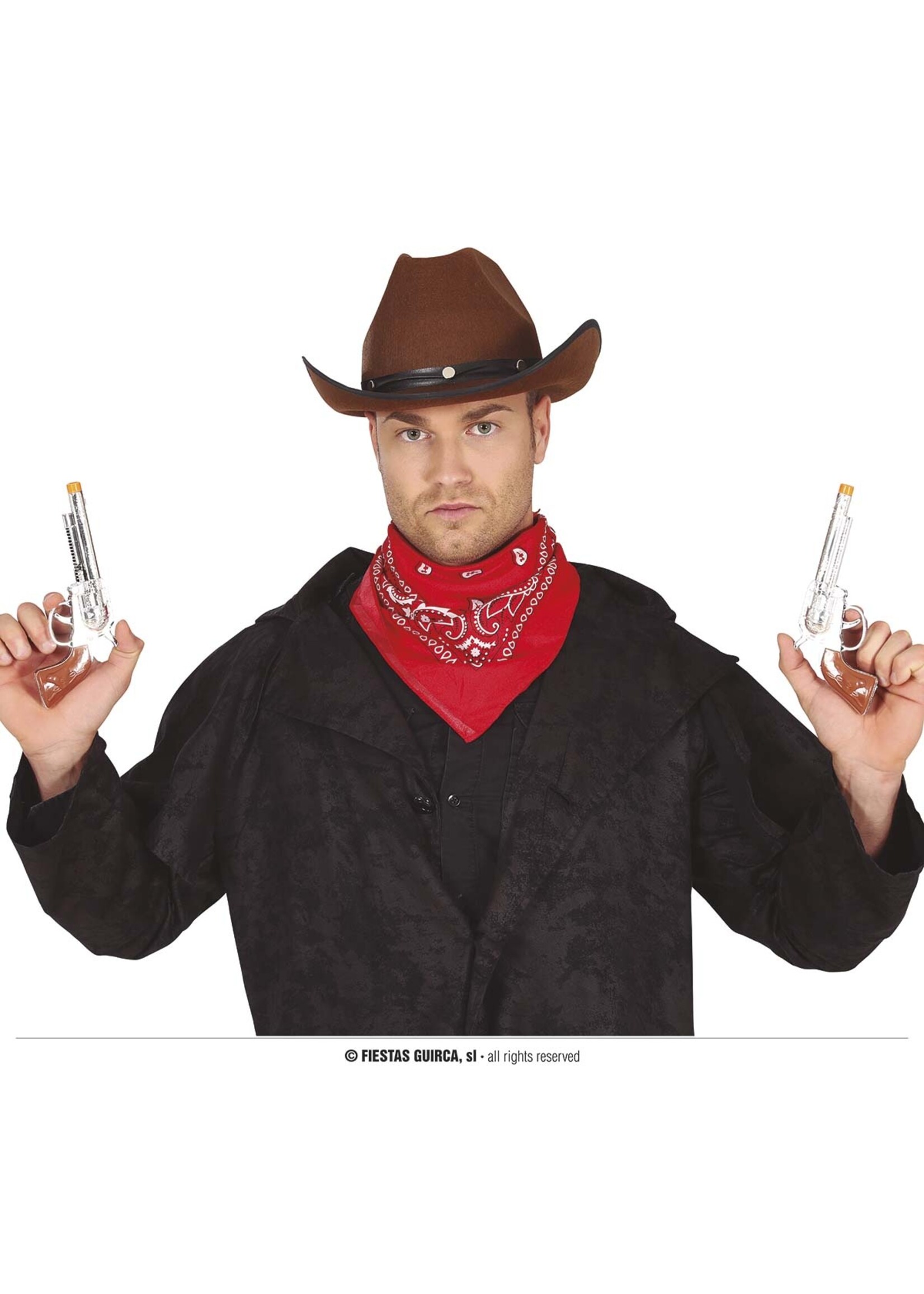 Feestkleding Breda Pistolen 2 stuks 20 cm