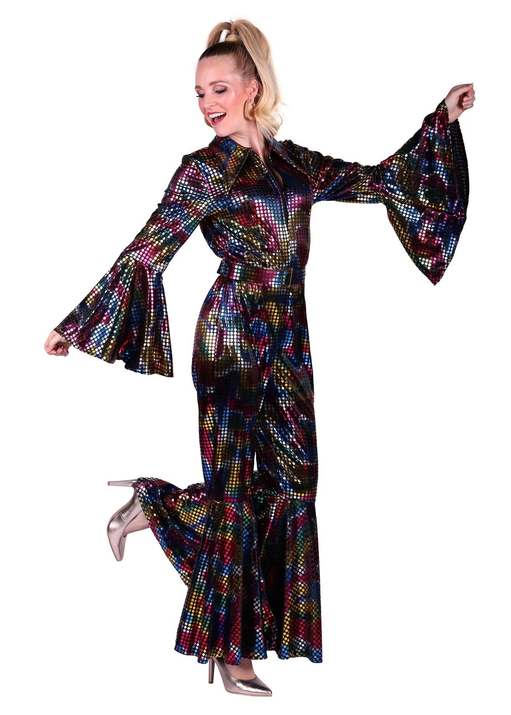 Thetru Catsuit Disco zwart