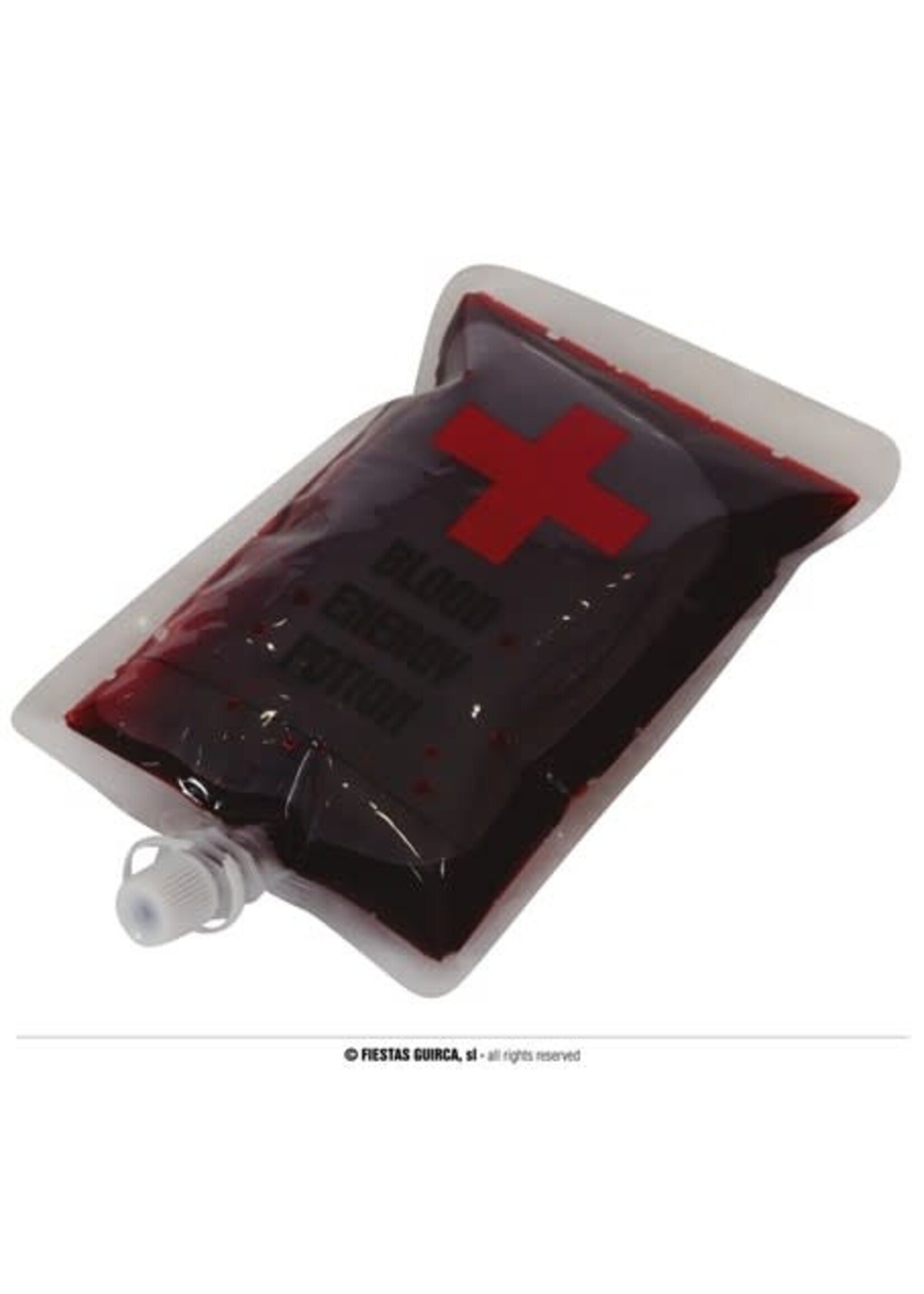 Feestkleding Breda Bloed medische zak ( 200 ml bloed)