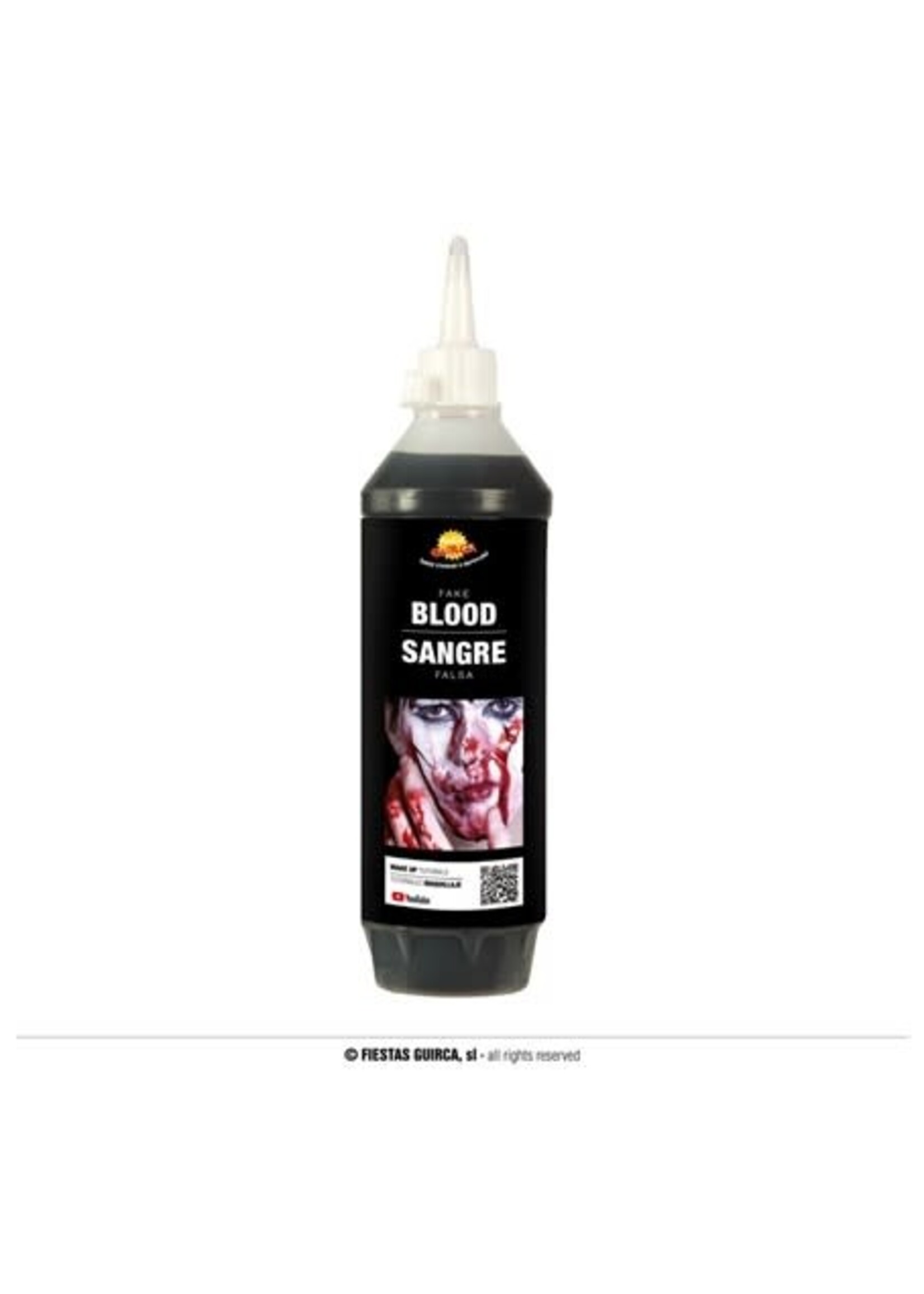 Feestkleding Breda Bloed fles 450 ml.