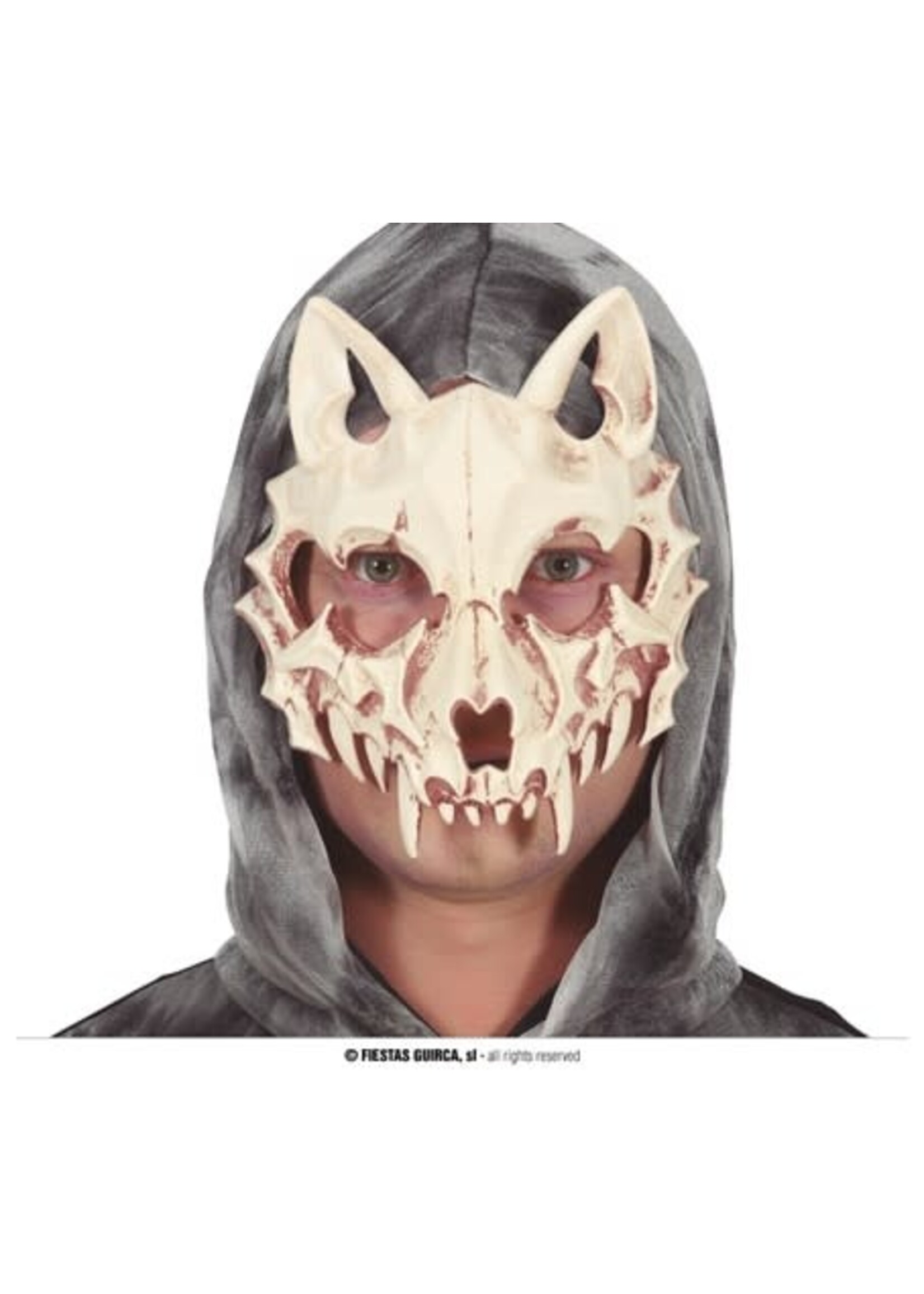 Fiestas Guirca Kattenschedel masker van PVC