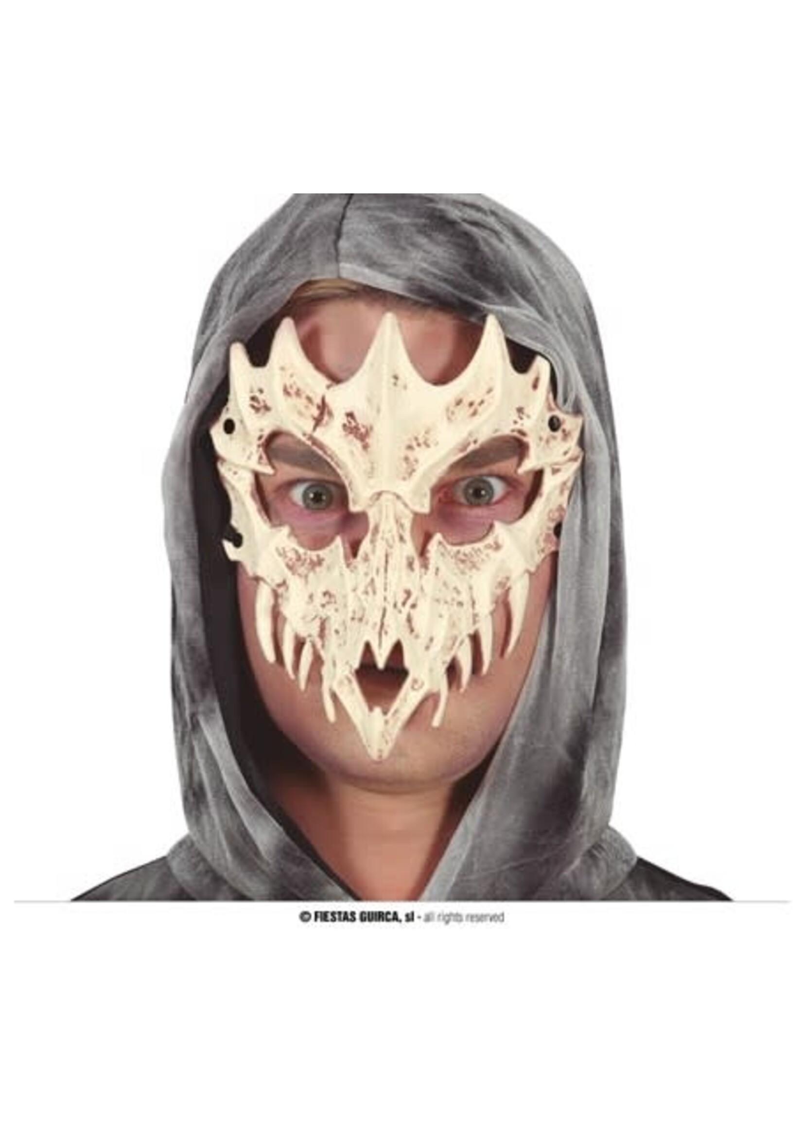 Fiestas Guirca Masker schedel  pvc.