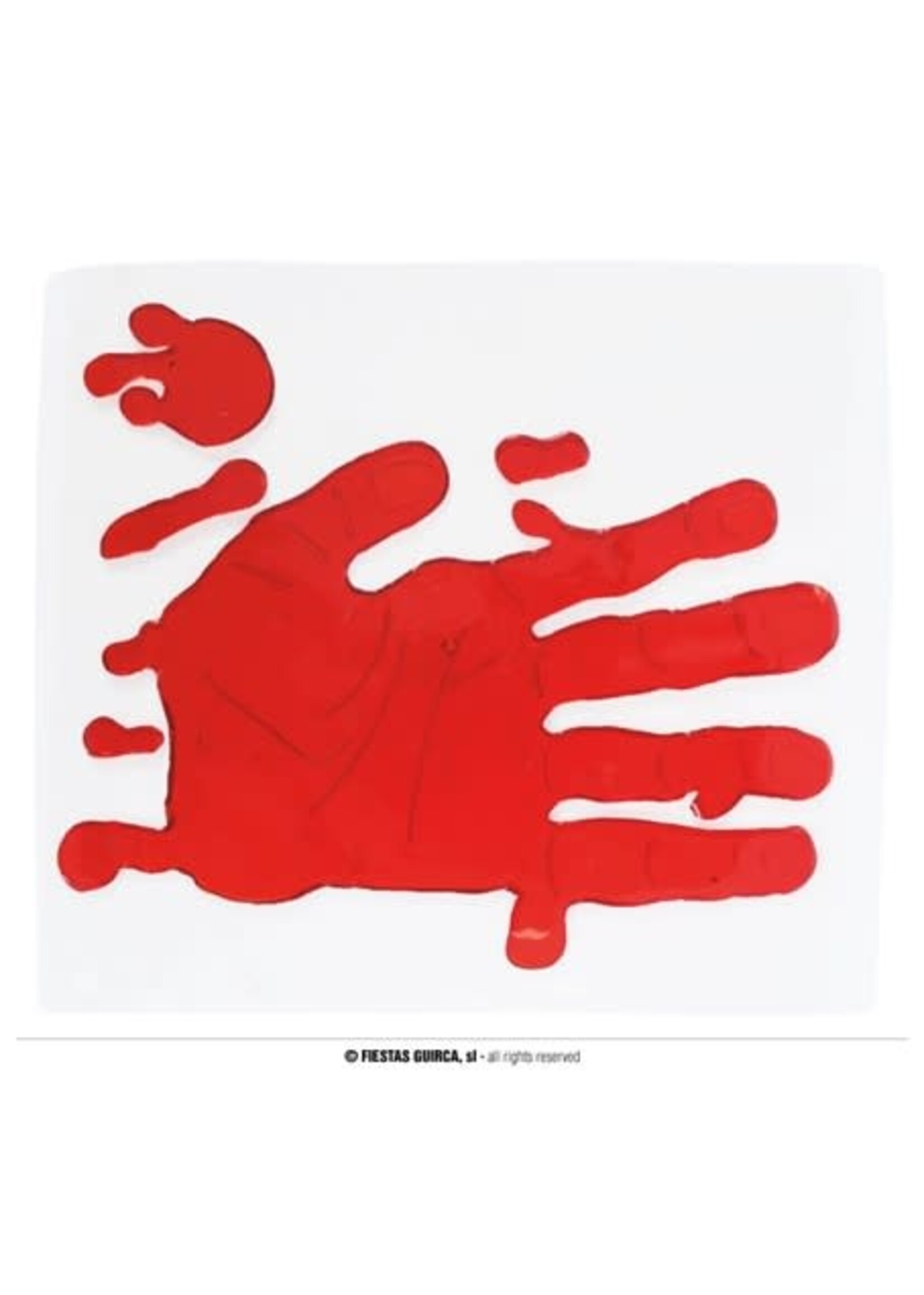 Fiestas Guirca Halloween decoratie bloed hand 20 x 20