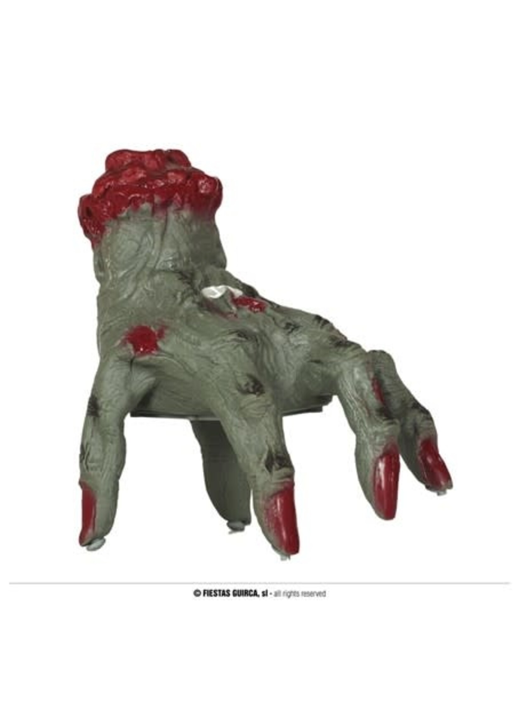 Fiestas Guirca Zombie hand met geluid en beweging