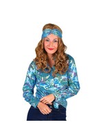 Thetru Blouse disco dames Turquoise
