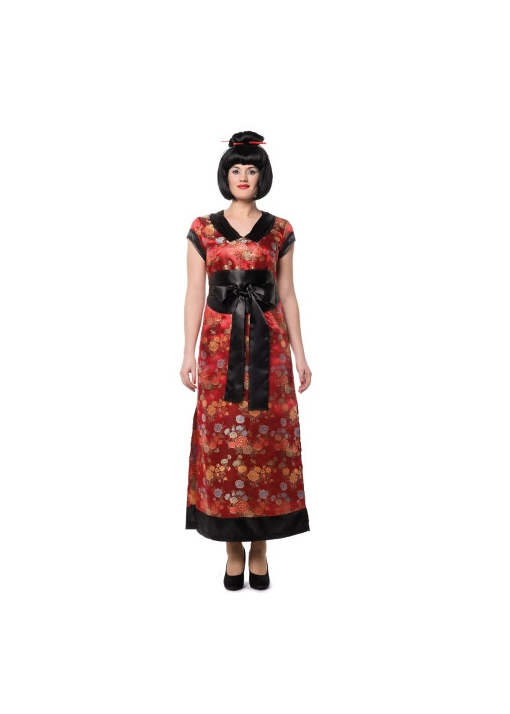 Feestkleding Breda Chinese jurk rood