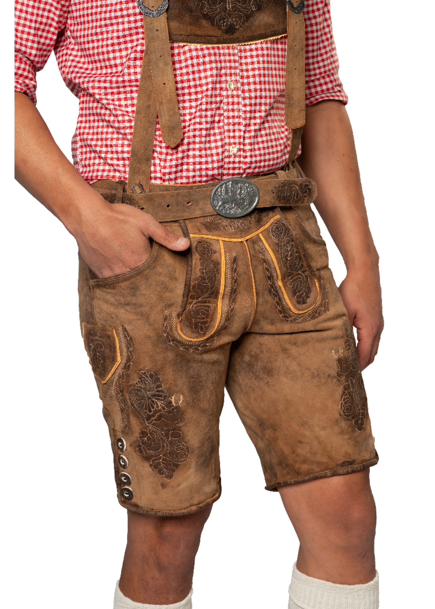 Feestkleding Breda Lederhose Lech kort