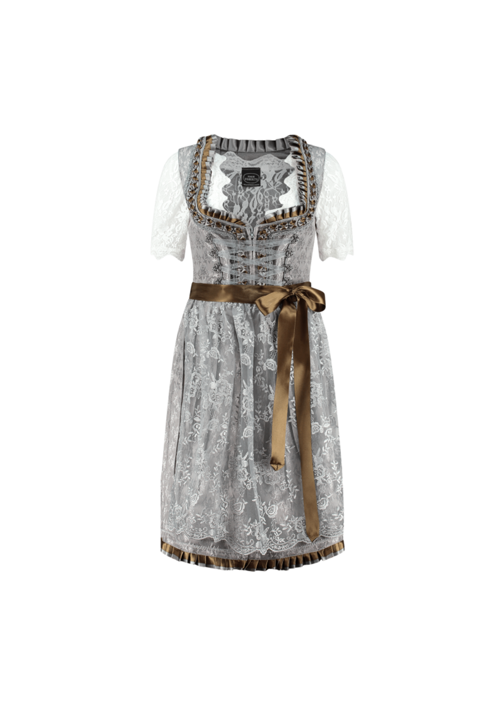 Feestkleding Breda Dirndl 2 delig Silvergrau/antibronze