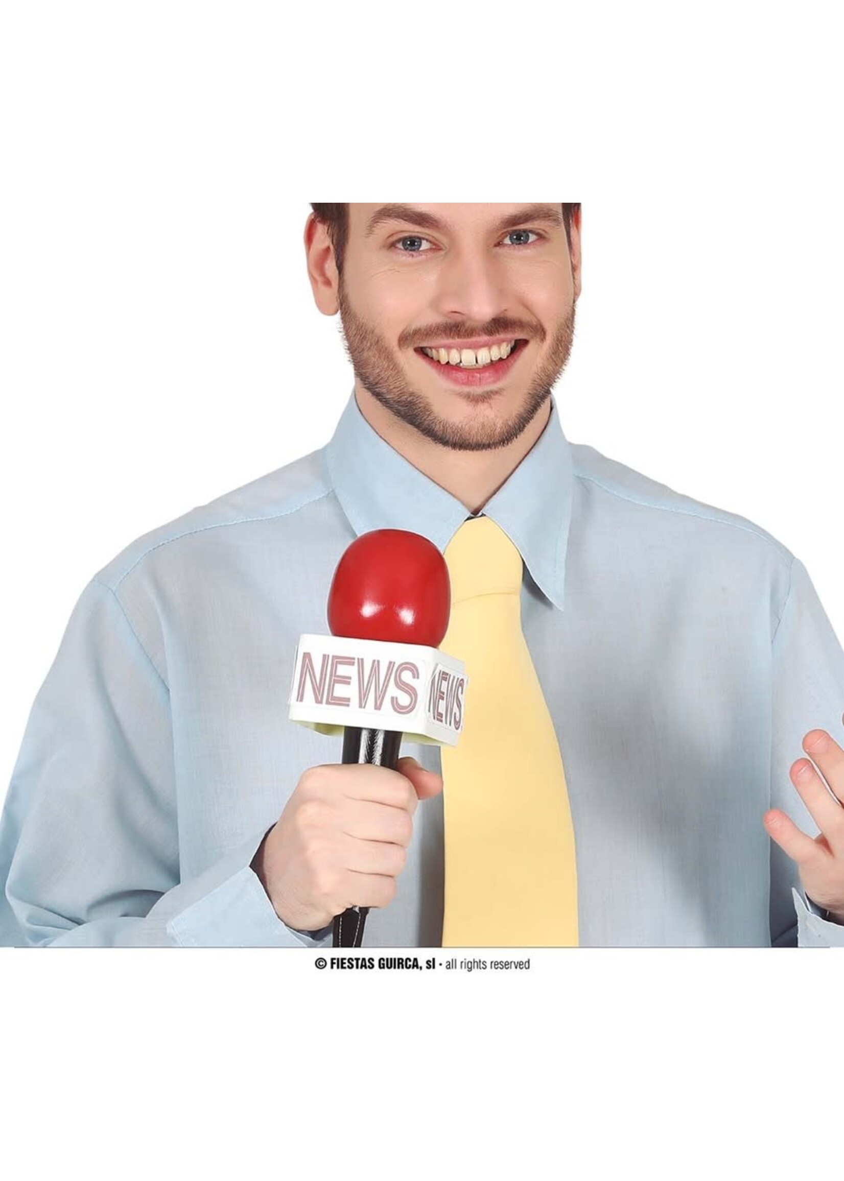 Fiestas Guirca Microfoon reporter 25 cm